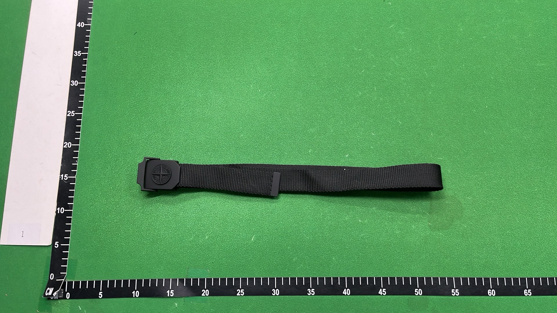 STONE ISLAND Black Watch with Logo Buckle and Box Set