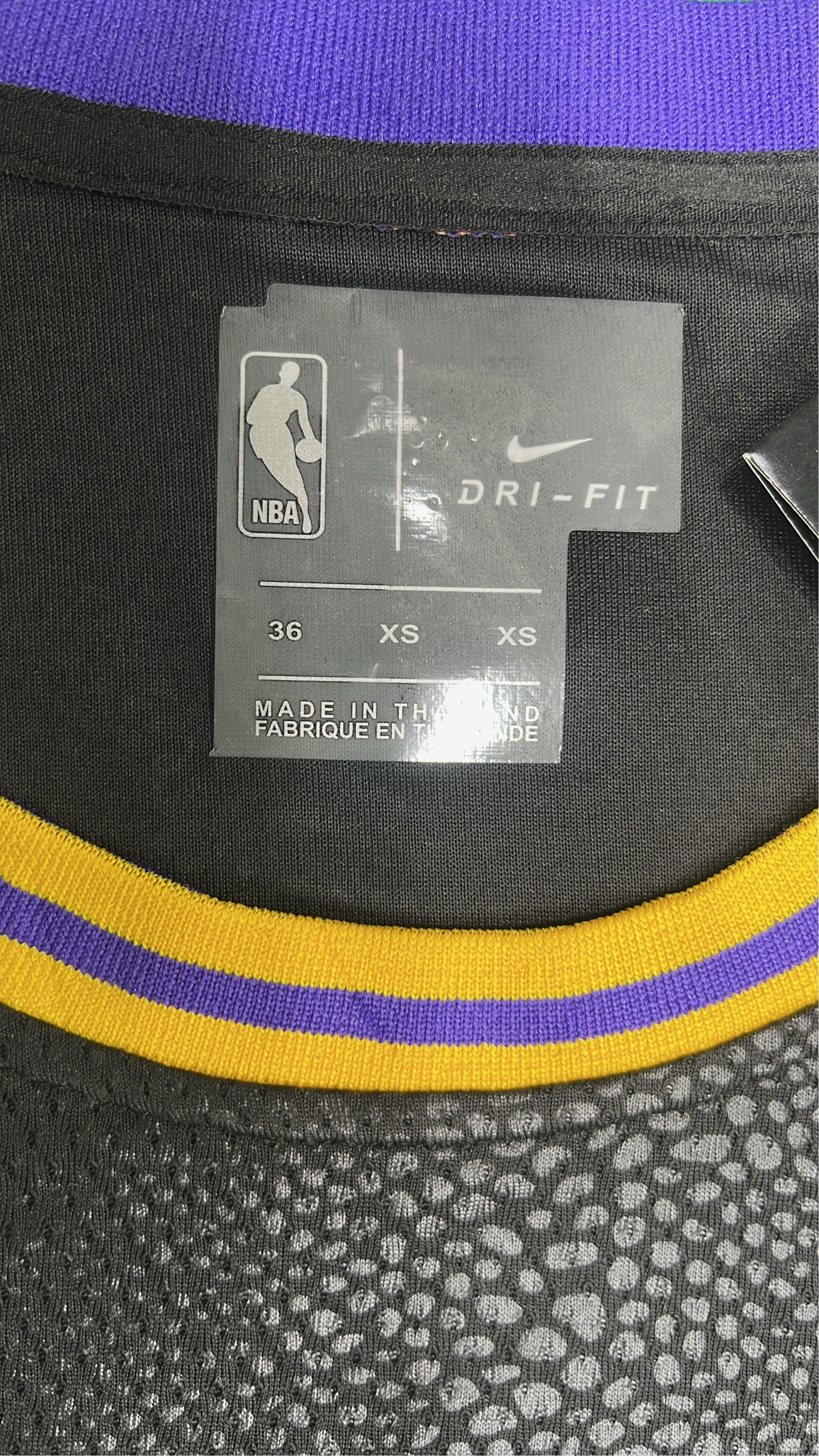 Kobe Bryant Lakers Black Jersey 24 & 8 Number Swingman