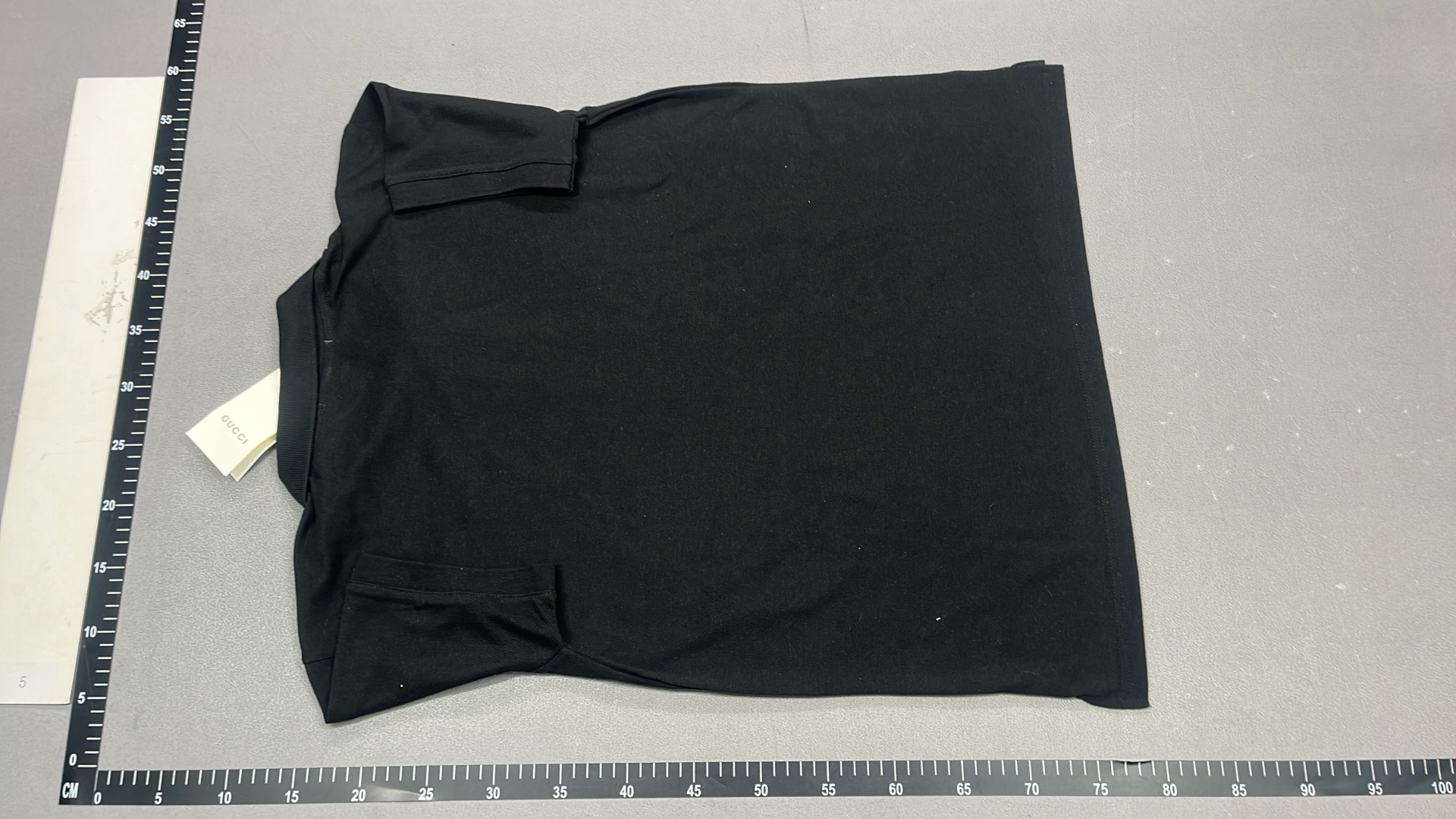 GUCCI Polo Shirt Men's Classic Fit Black White