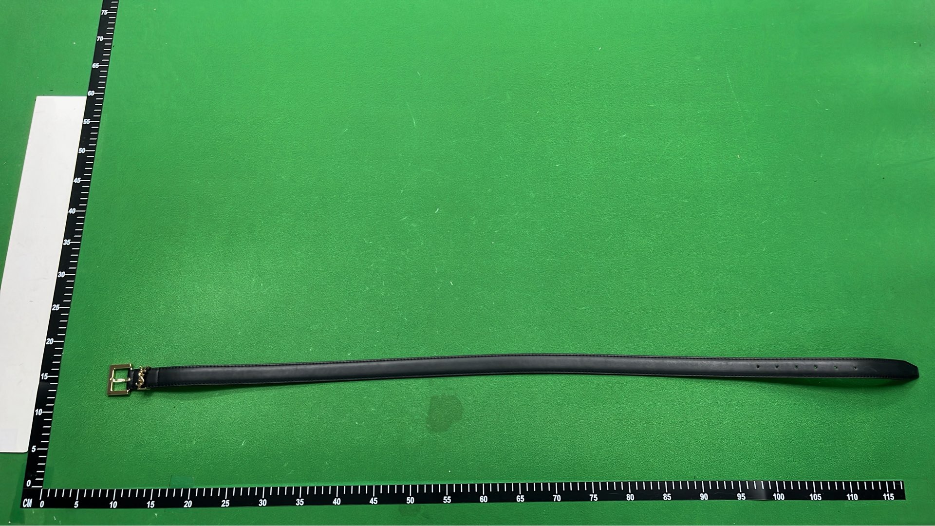 YSL Black Gold Vintage Belt - Elegant Fashion Accessory