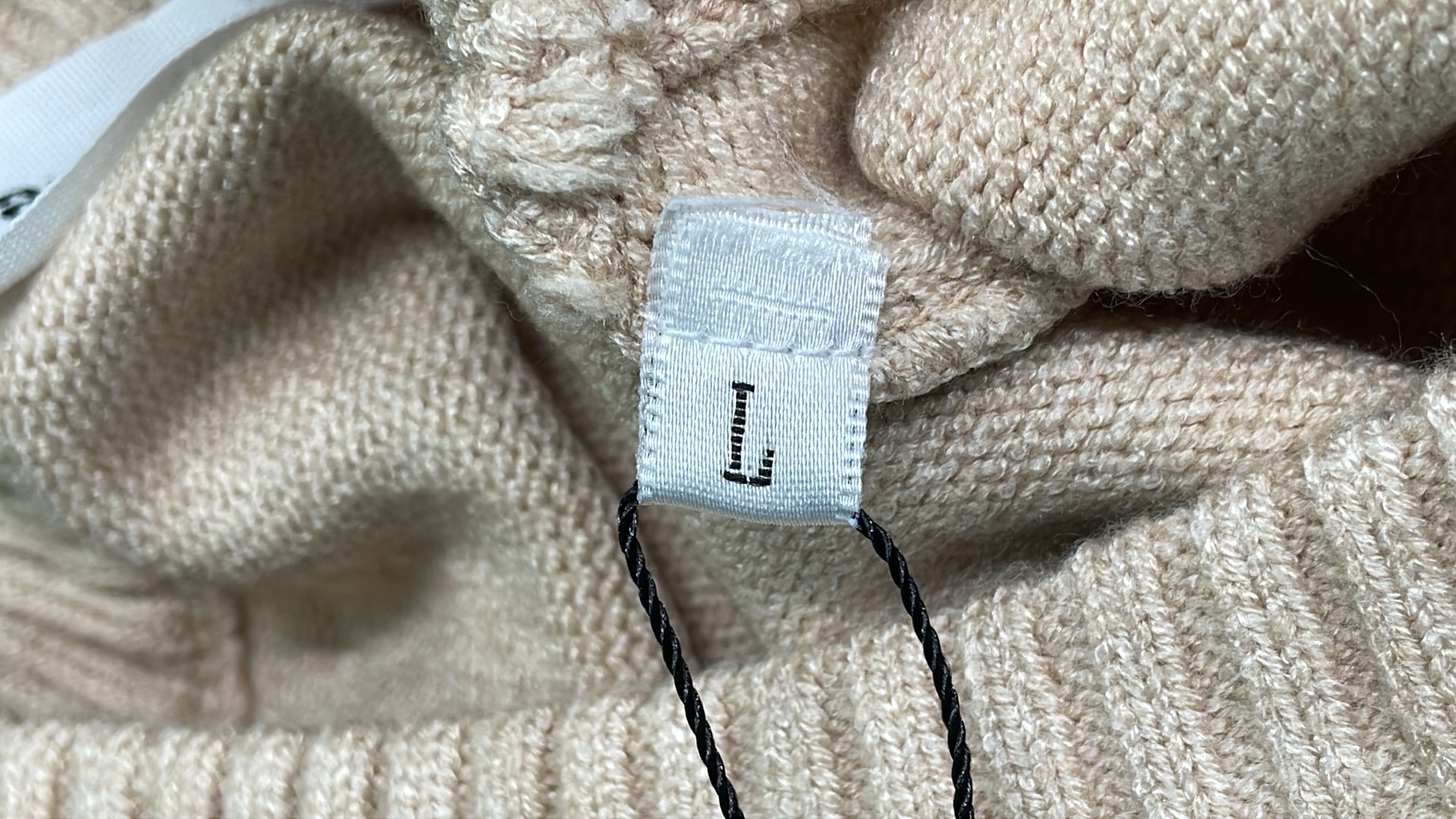 CDG Heart Logo Sweater - White, Beige, Black