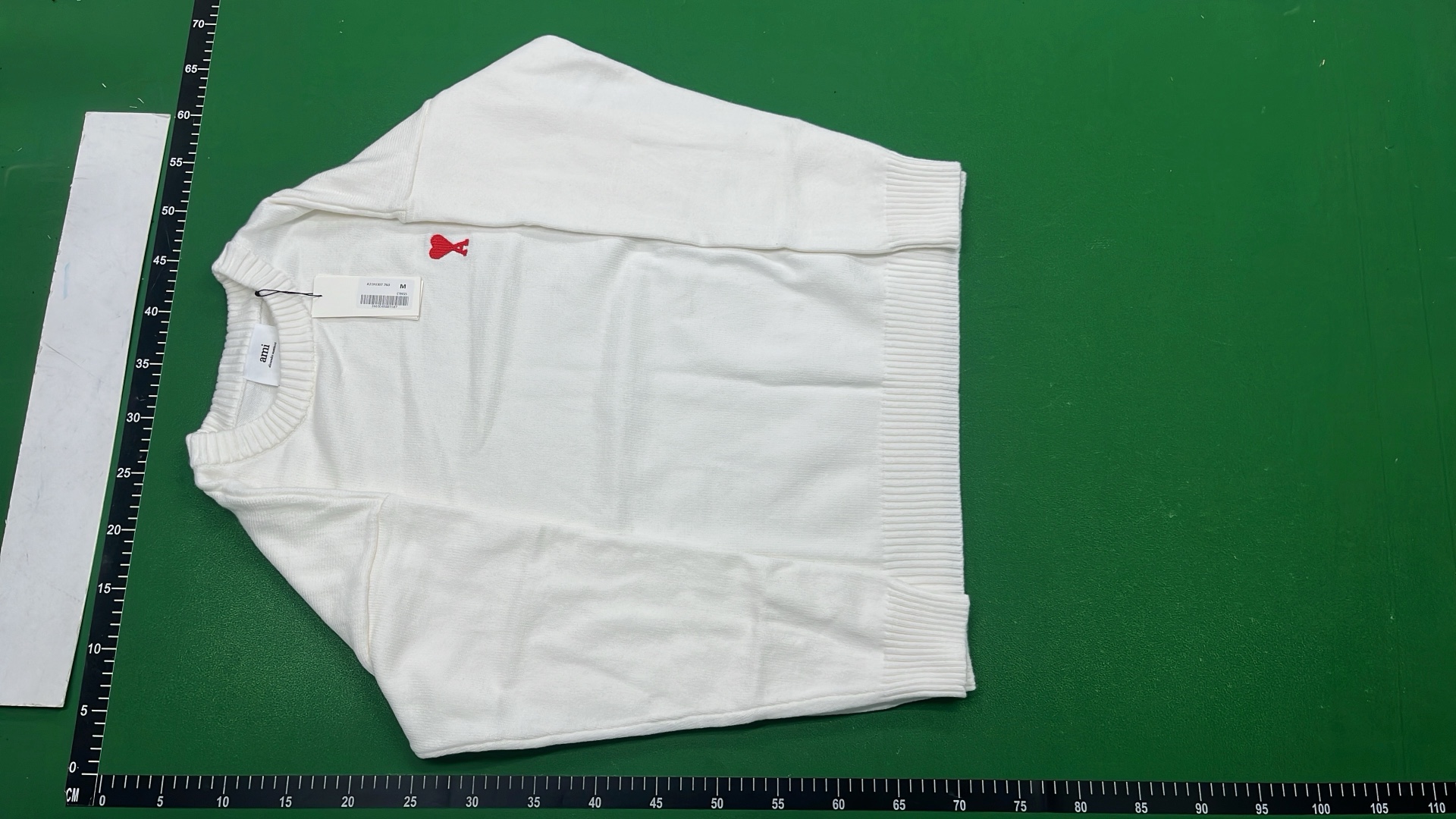 CDG Heart Logo Sweater - White, Beige, Black