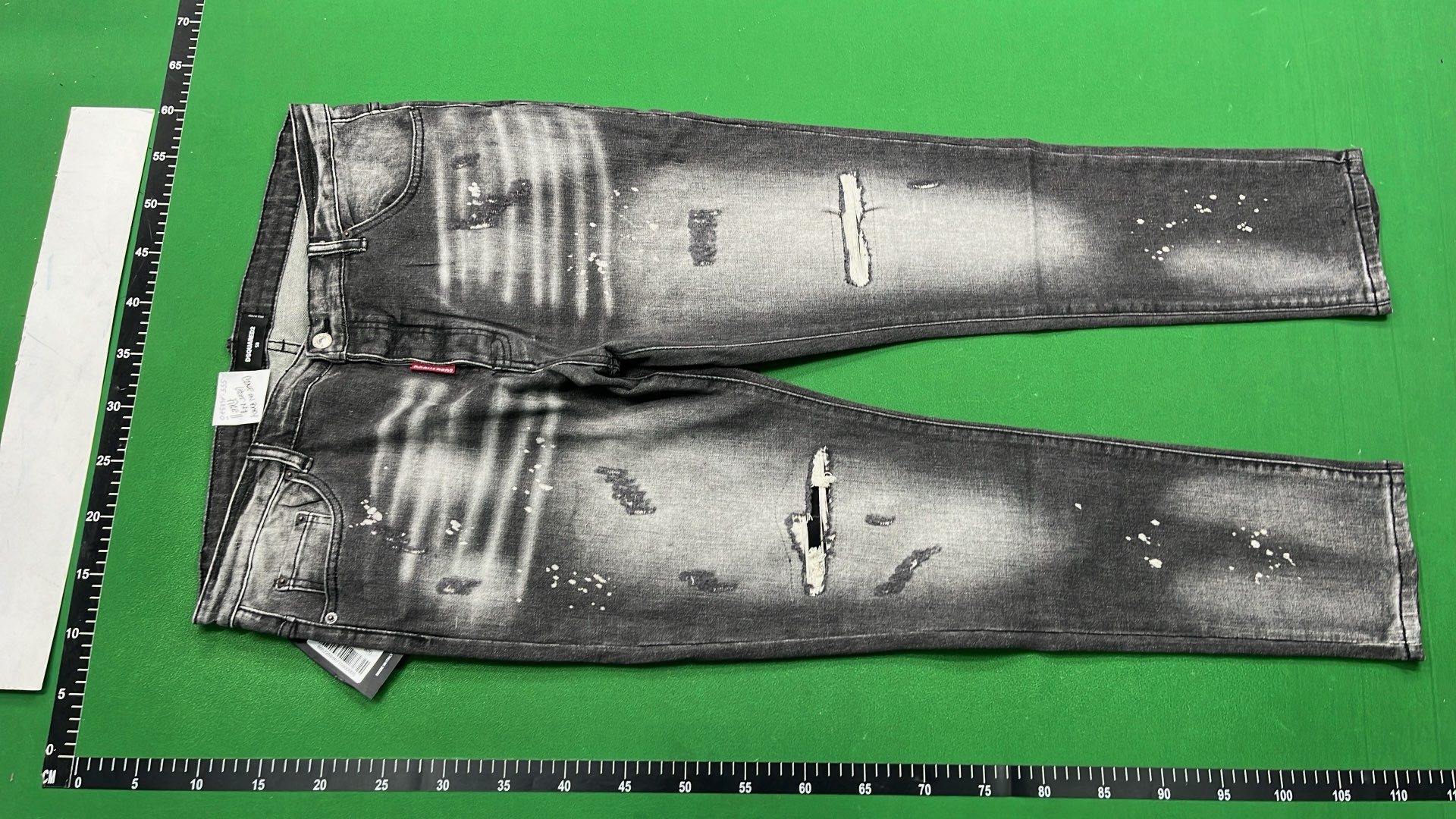 DSQUARED2 D811 Distressed Black Jeans for Men