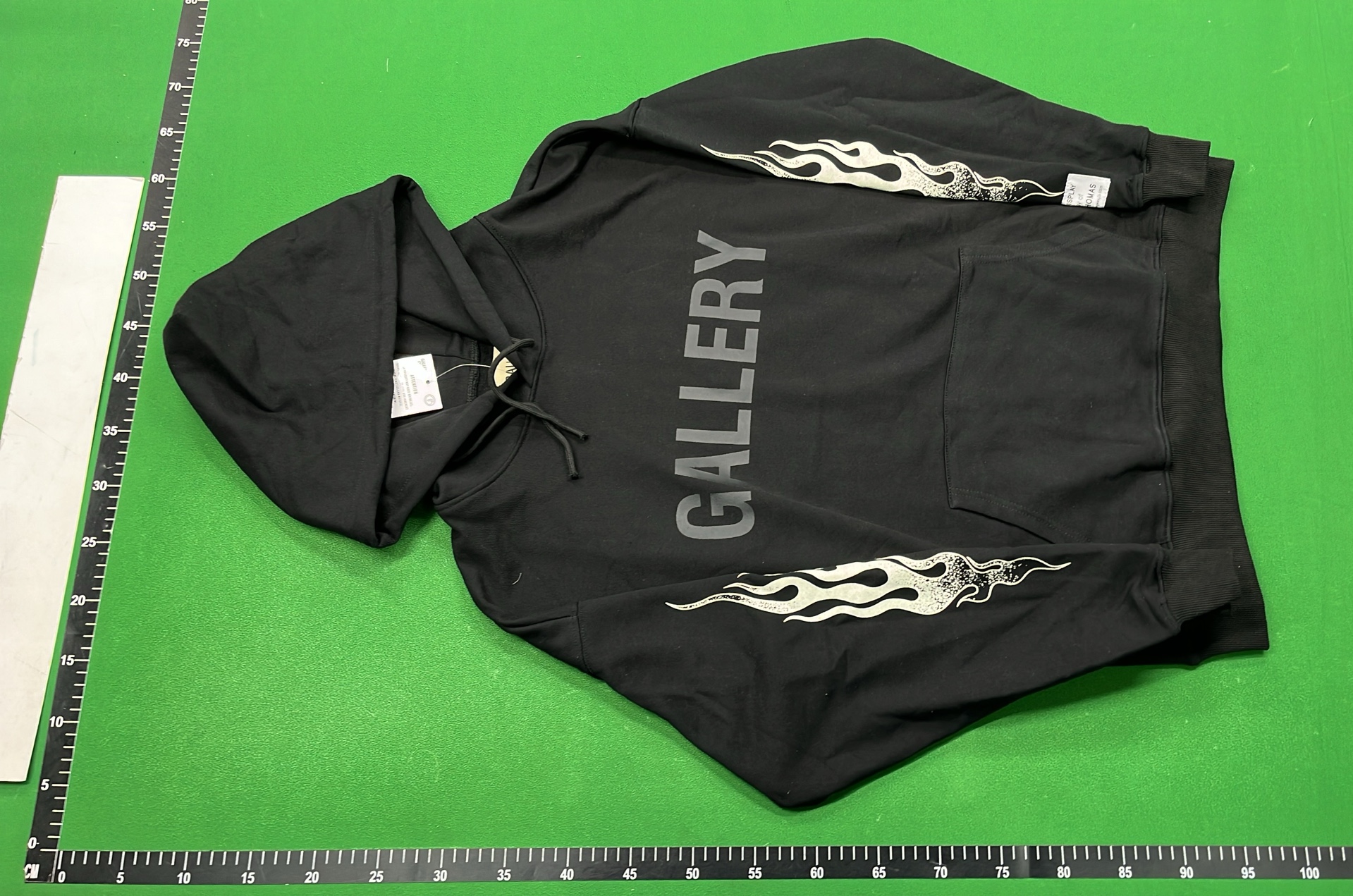 GALLERY Oversized Hoodie in Black and Gray
