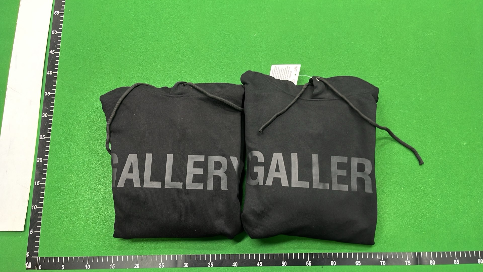 GALLERY Oversized Hoodie in Black and Gray