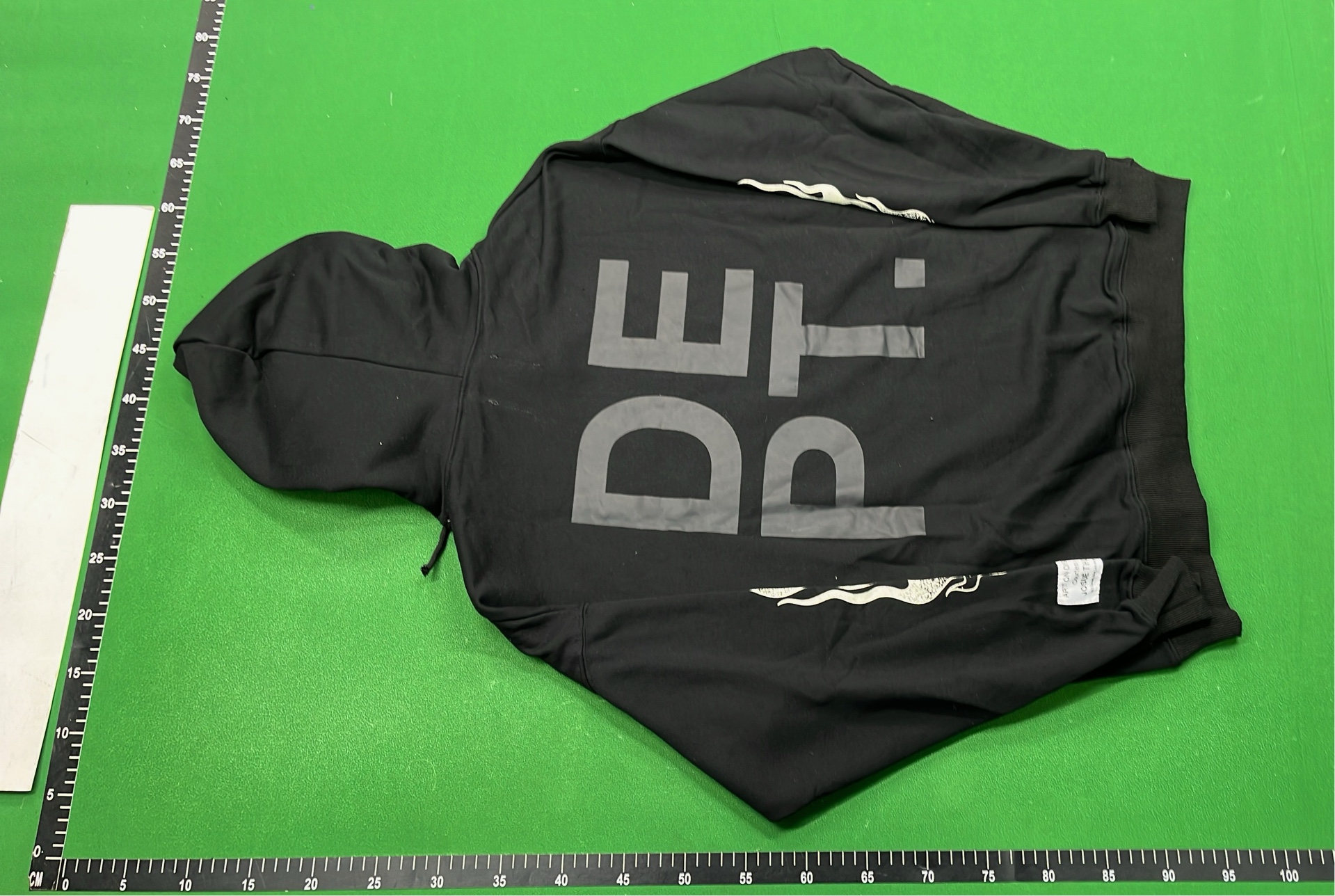 GALLERY Oversized Hoodie in Black and Gray