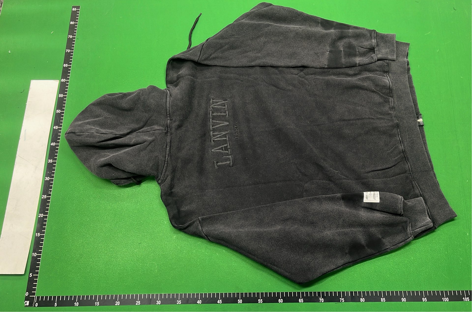 Lanvin DEPT. de la GALERIE Zip-Up Hoodie Black