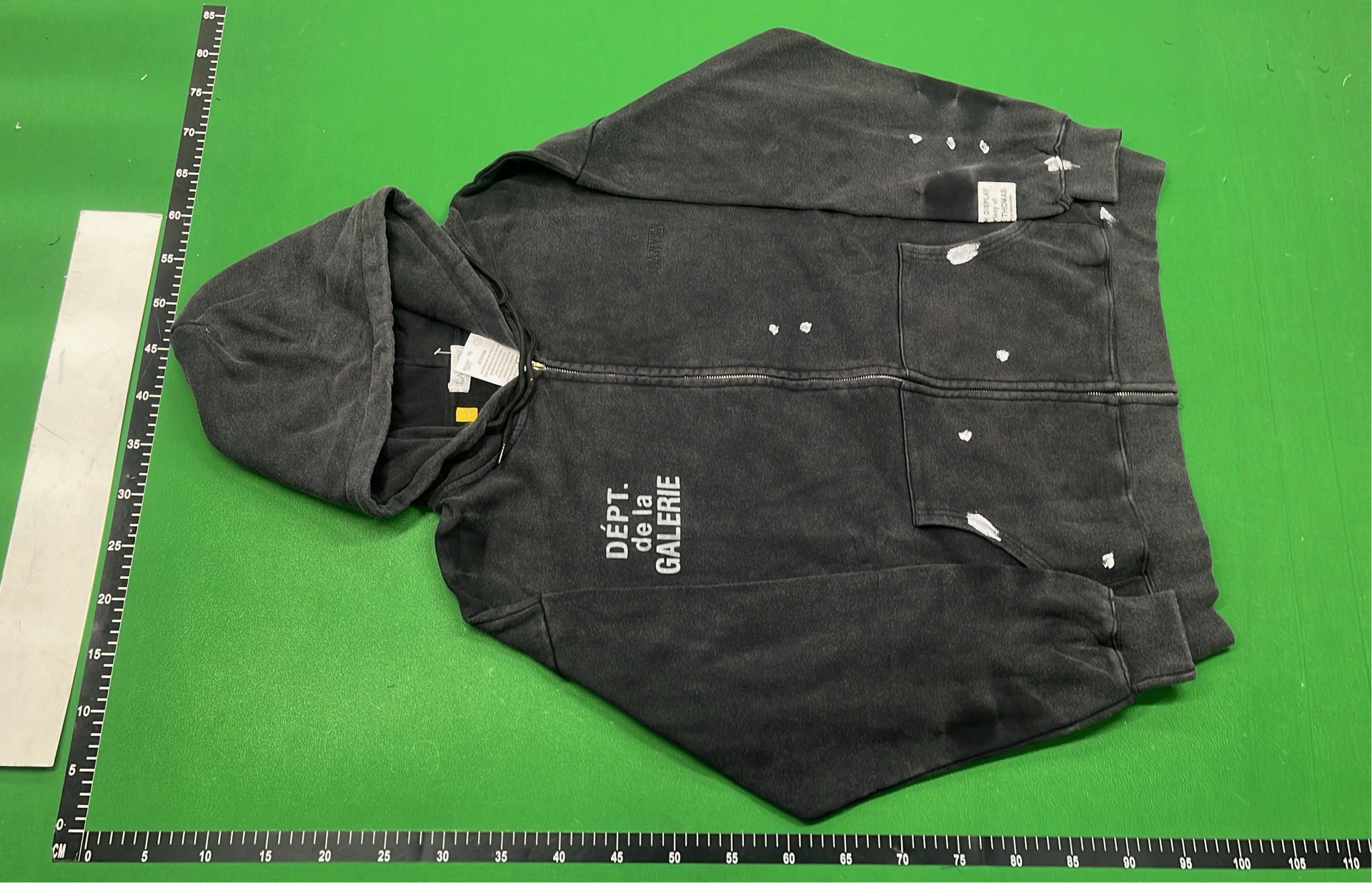 Lanvin DEPT. de la GALERIE Zip-Up Hoodie Black