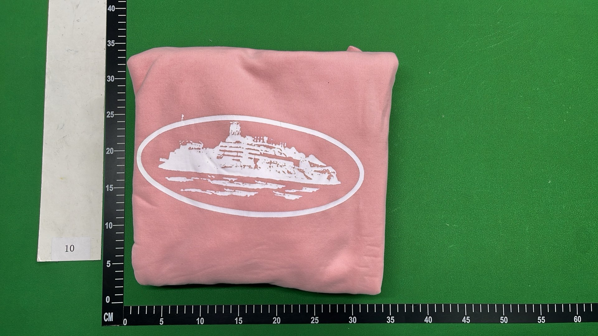 Pink Hoodie with Oval Logo Design