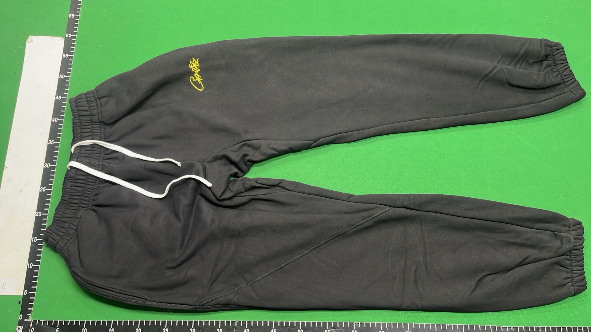 Black Jogger Pants with Gold Logo - Comfortable Sweatpants for Men