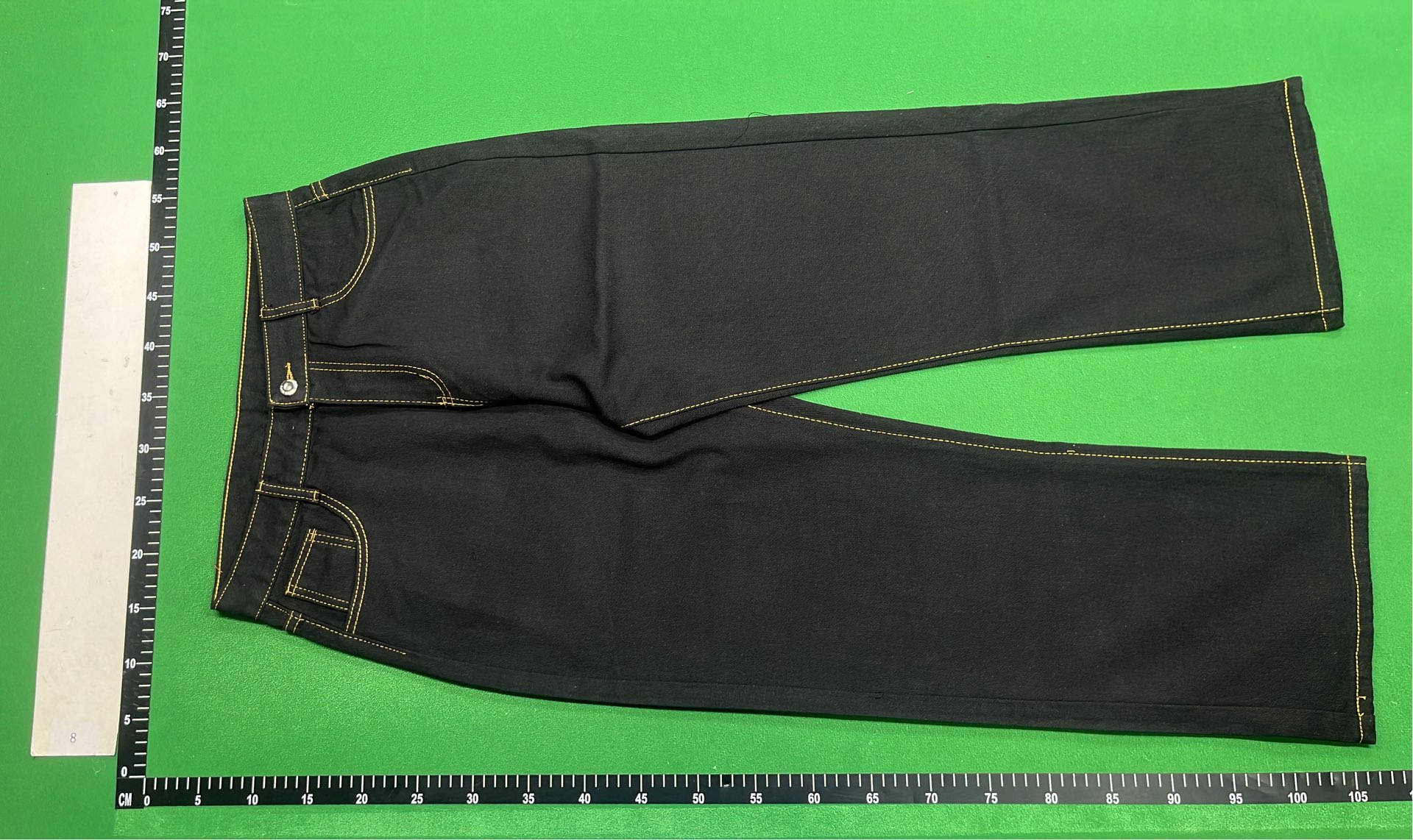 UNIQLO Denim Pants with Unique Artistic Designs