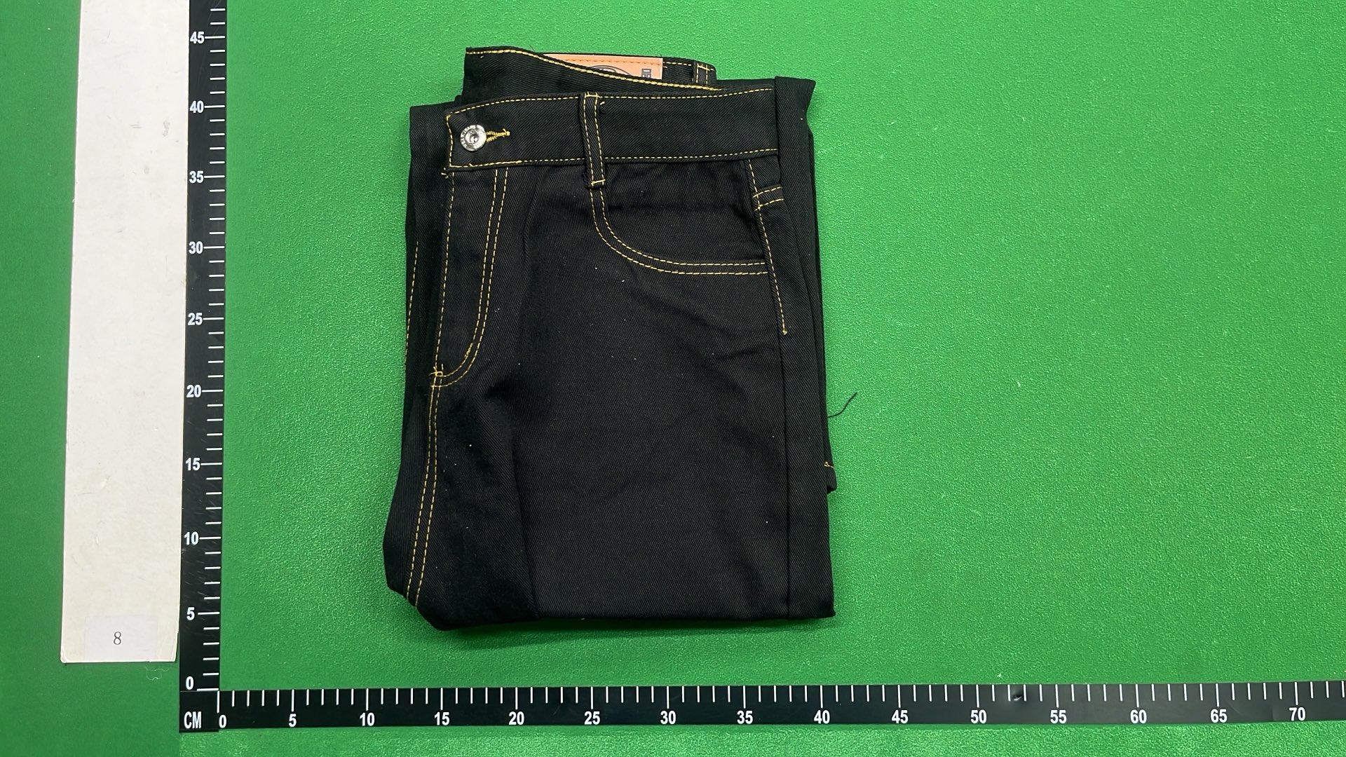 UNIQLO Denim Pants with Unique Artistic Designs