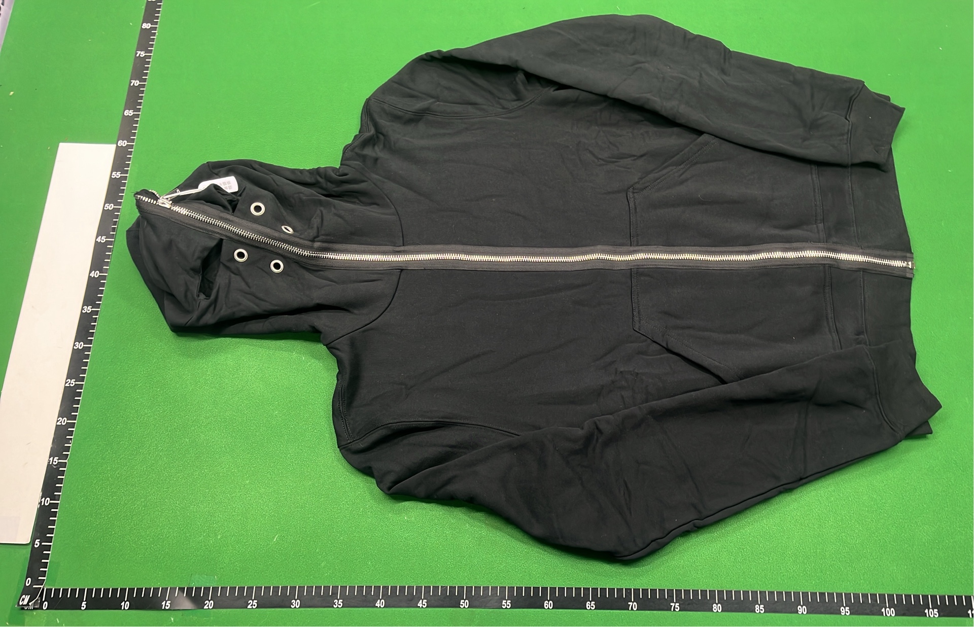 Brown Zip-Up Hoodie with Unique Hood Design