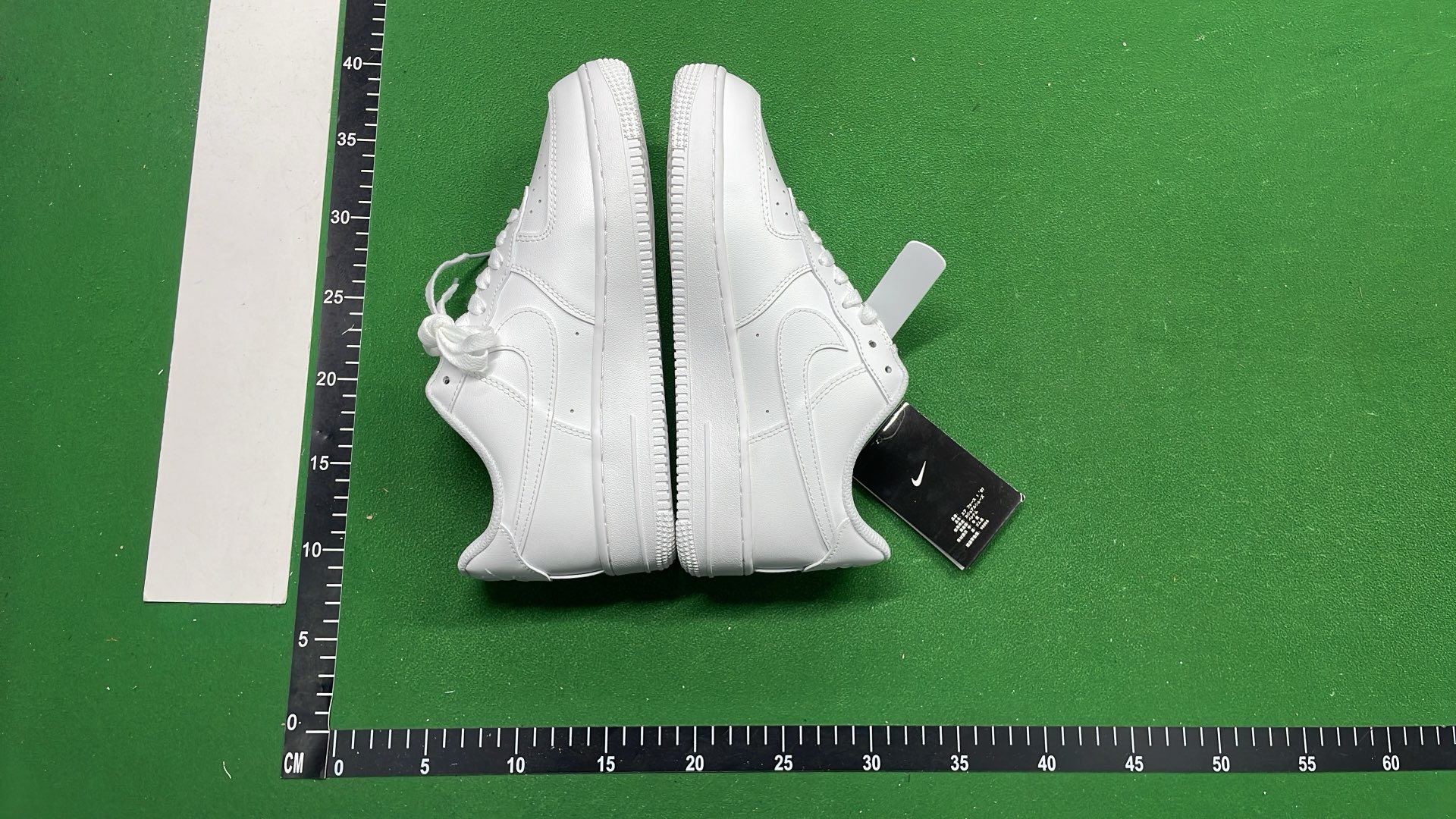 Supreme x Nike Air Force 1 Black Leather Sneakers