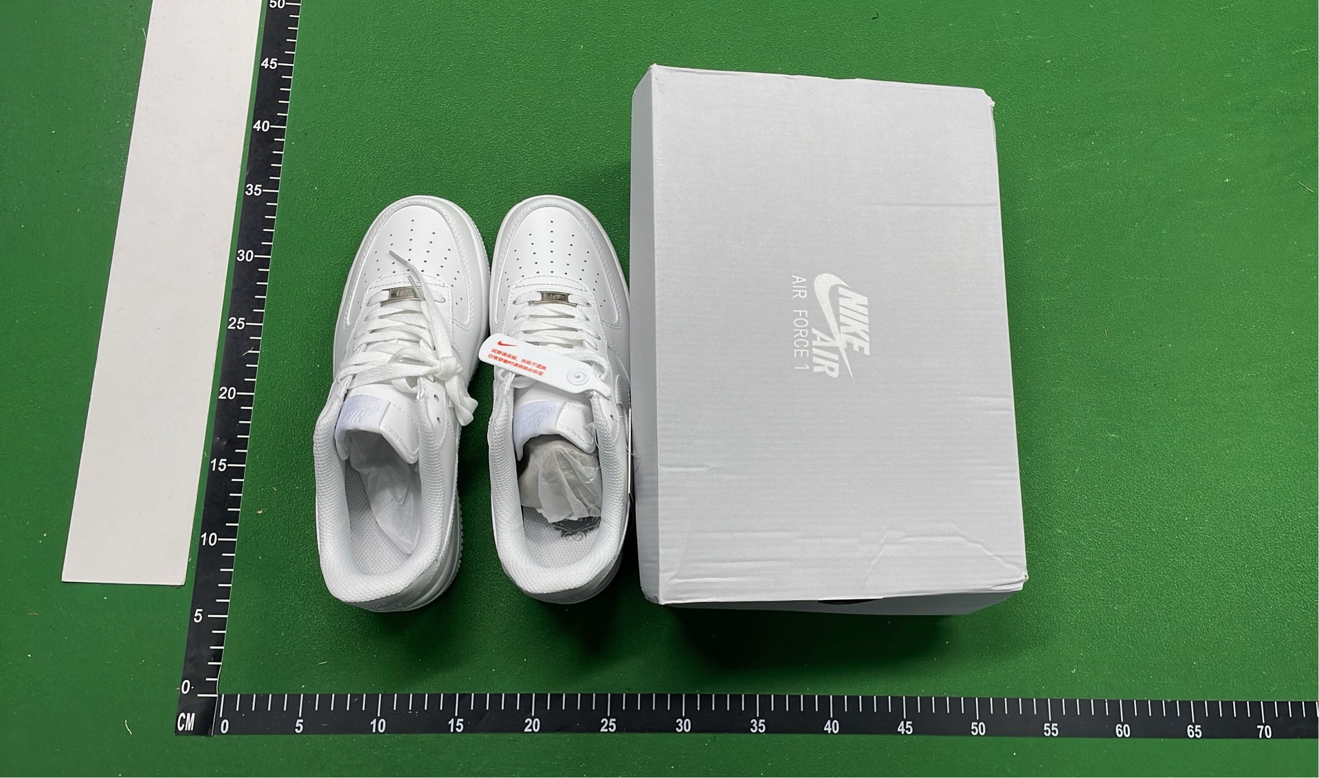 Supreme x Nike Air Force 1 Black Leather Sneakers