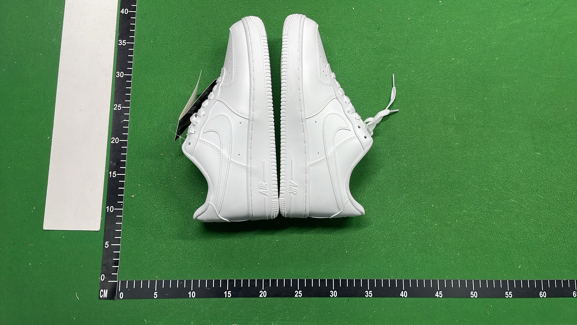 Supreme x Nike Air Force 1 Black Leather Sneakers