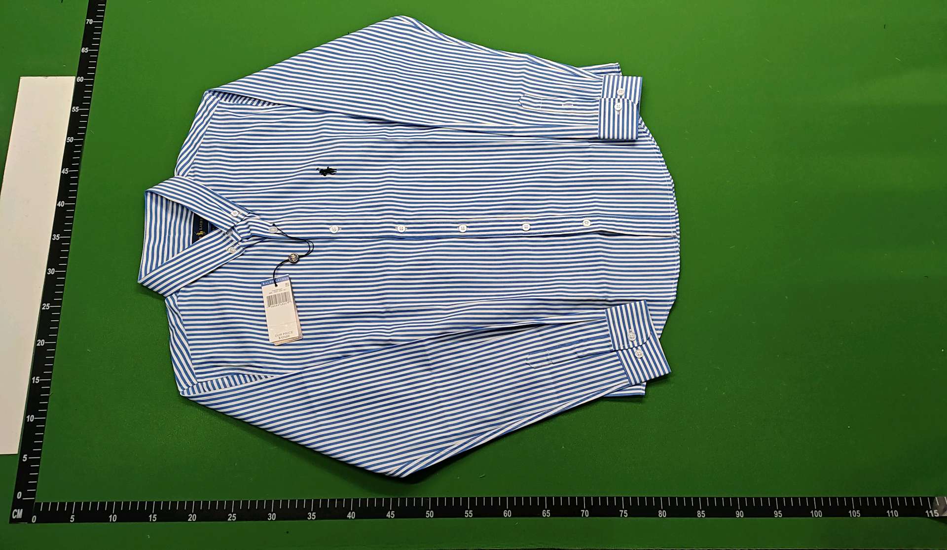 Ralph Lauren Custom Slim Fit Striped Button-Down Shirt