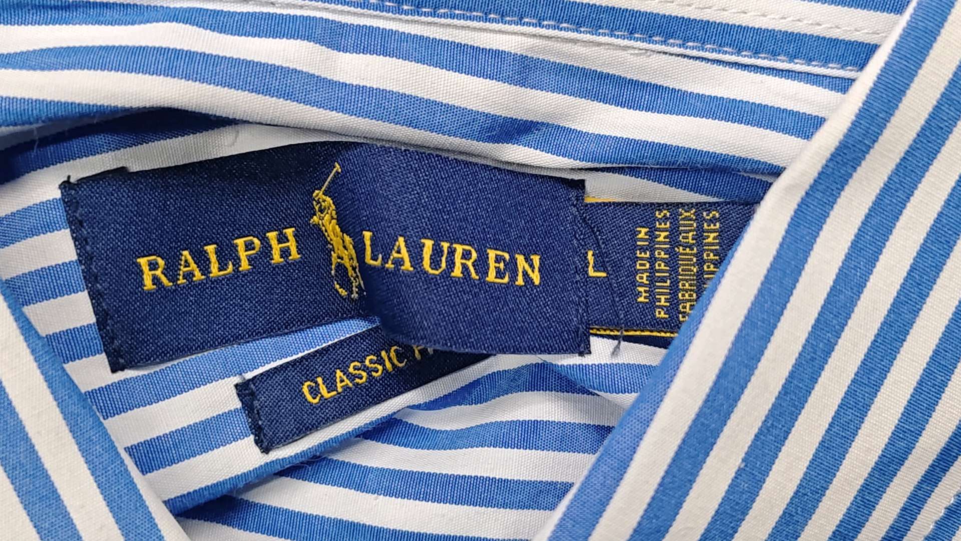 Ralph Lauren Custom Slim Fit Striped Button-Down Shirt