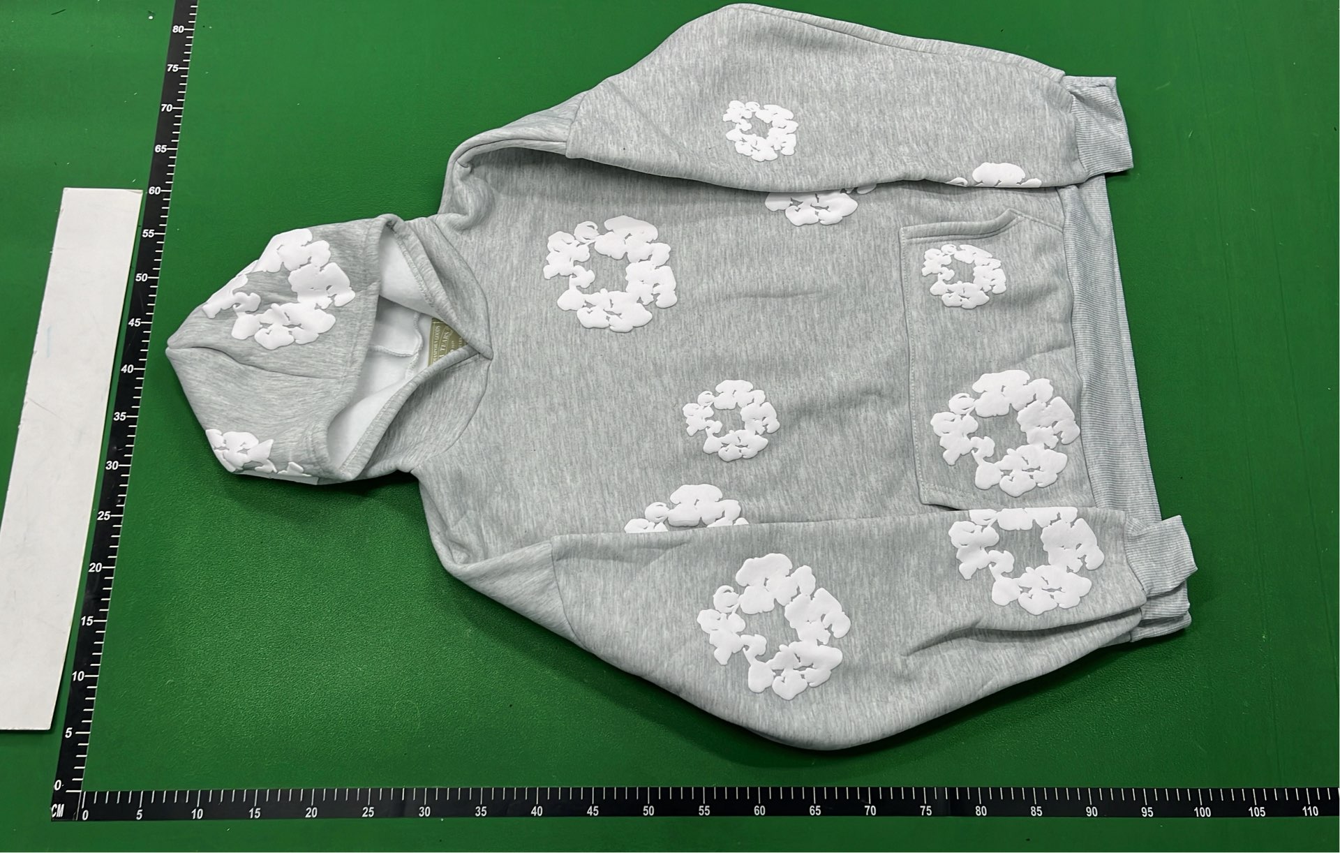 Red Floral Print Hoodie for Men Women