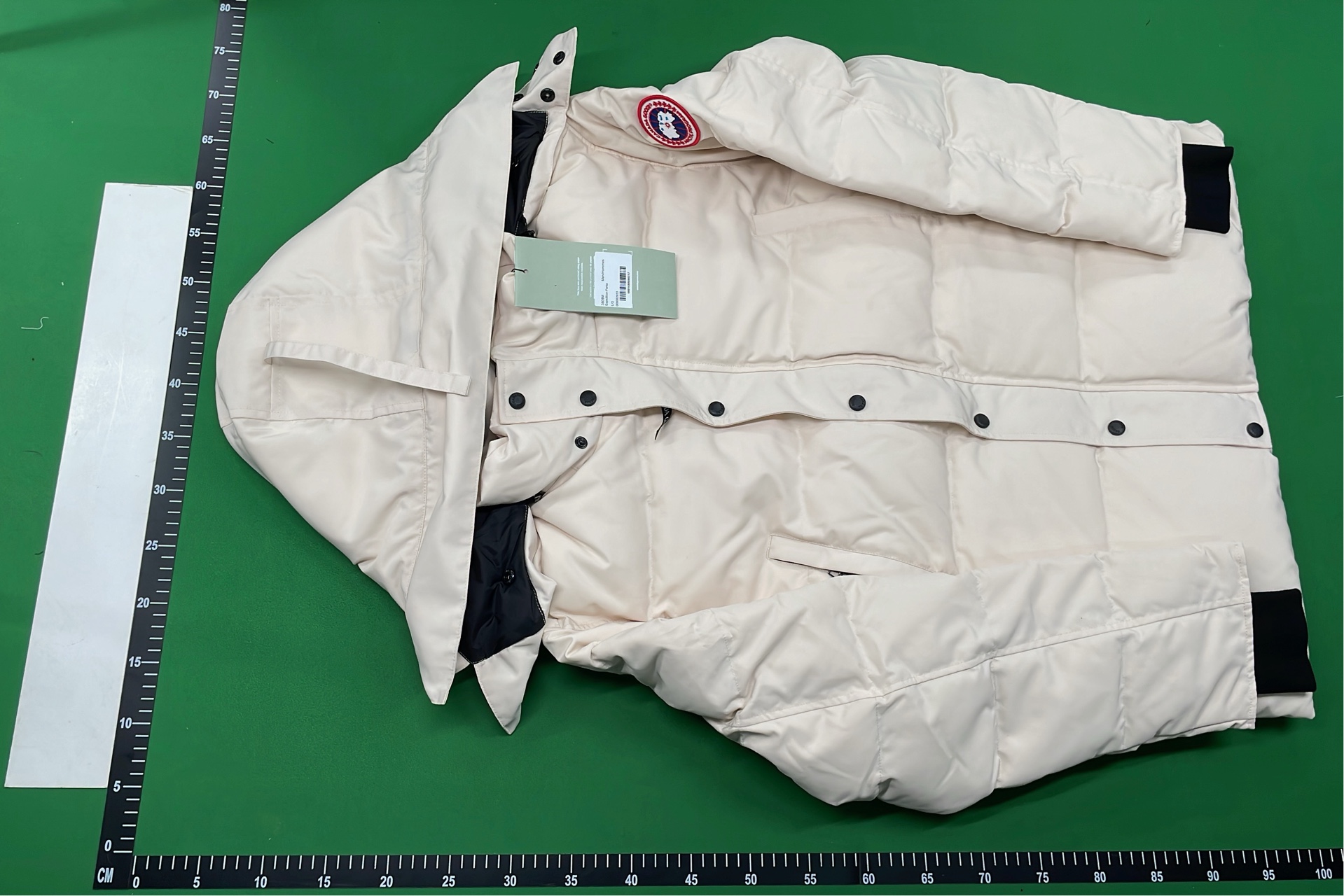 Women's Black Down Jacket with Fur Hood
