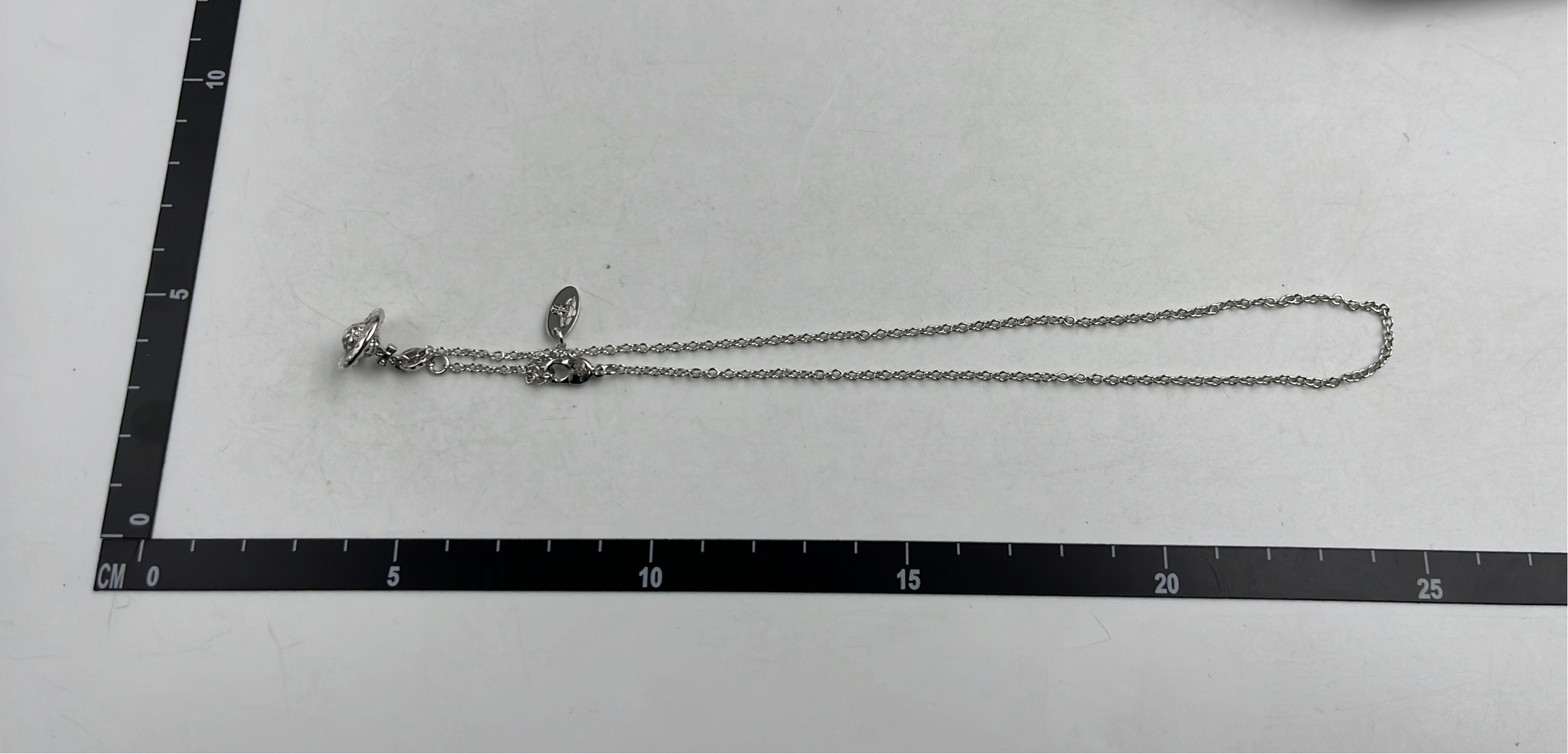 Rose Gold Orb Pendant Necklace with Crystal Accents