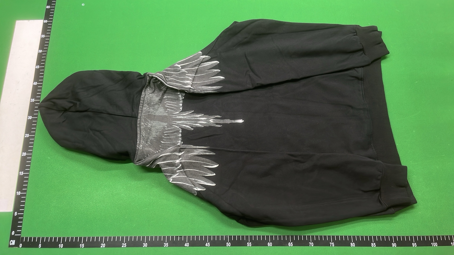 Marcelo Burlon Wings Print Hoodie - Black