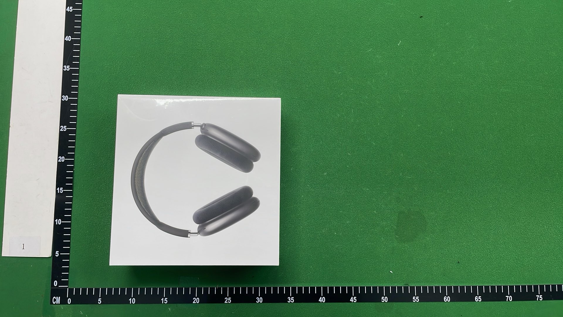 Blue Headphone with White Cushion