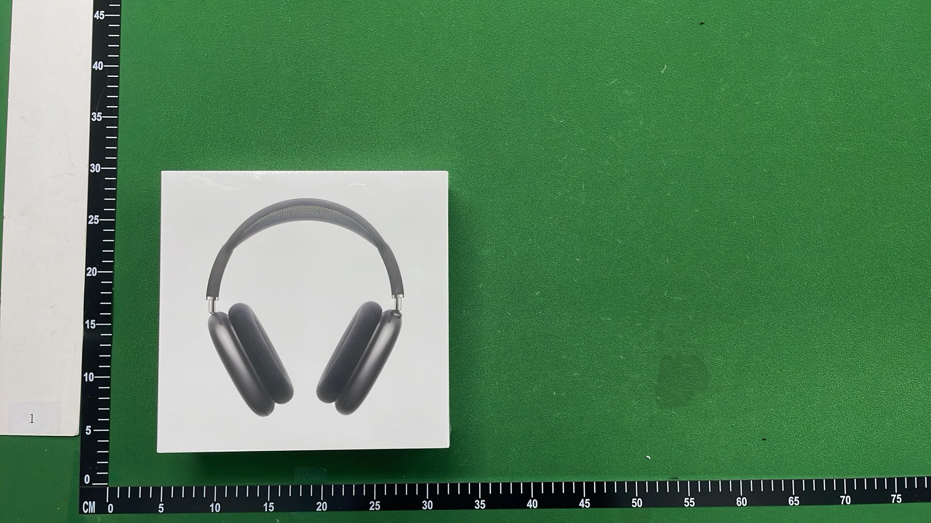 Blue Headphone with White Cushion