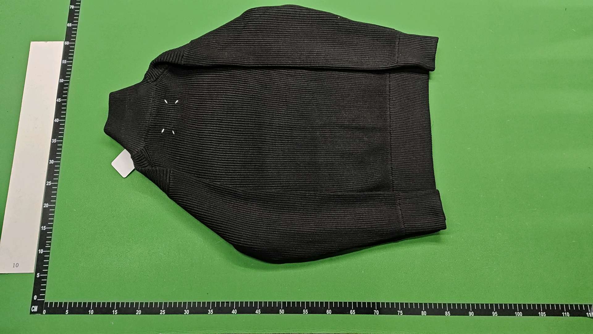 Men's Ribbed Zip-Up Sweater in Dark Gray