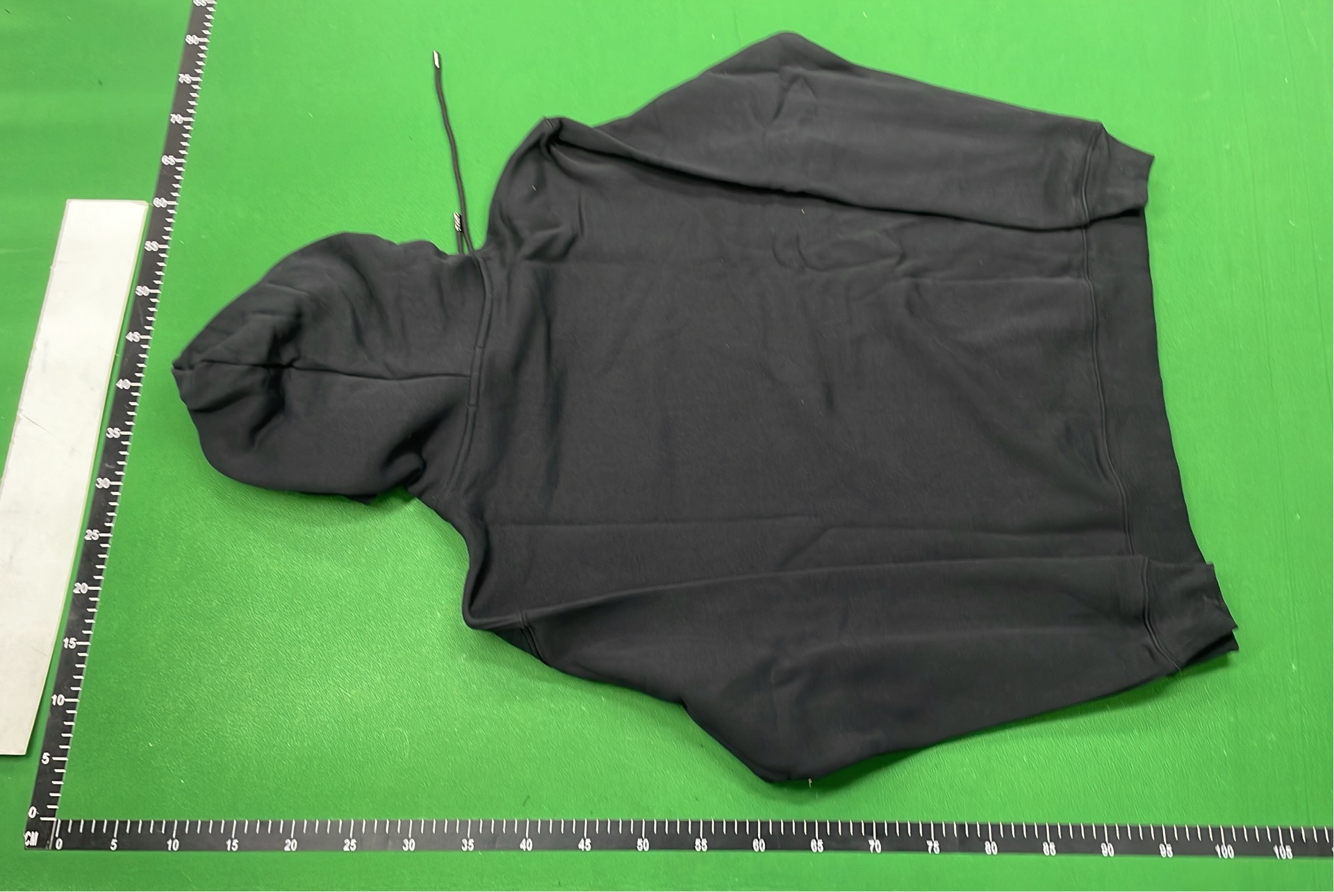 Essentials Black Hoodie - Minimalist Logo Design