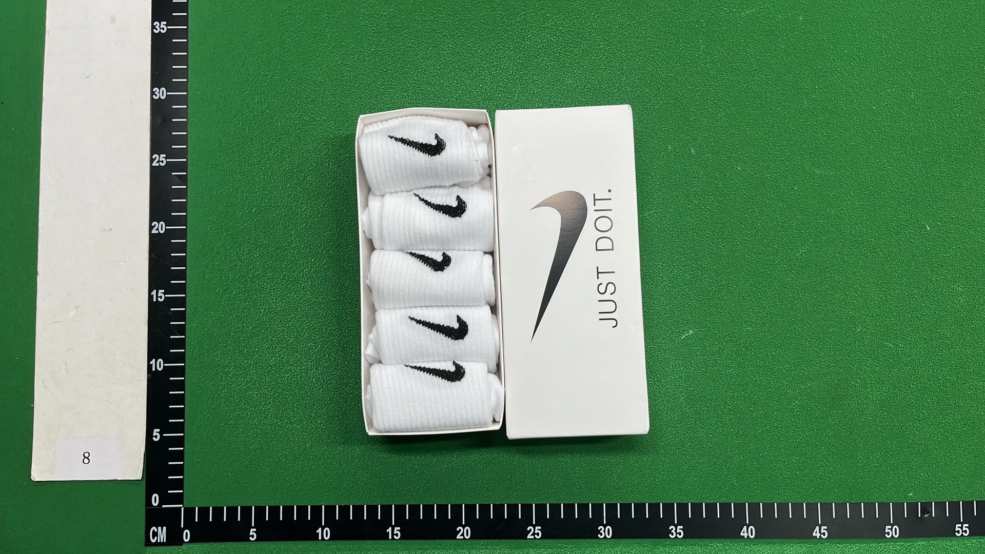 Nike White Crew Socks 6-Pack for Men