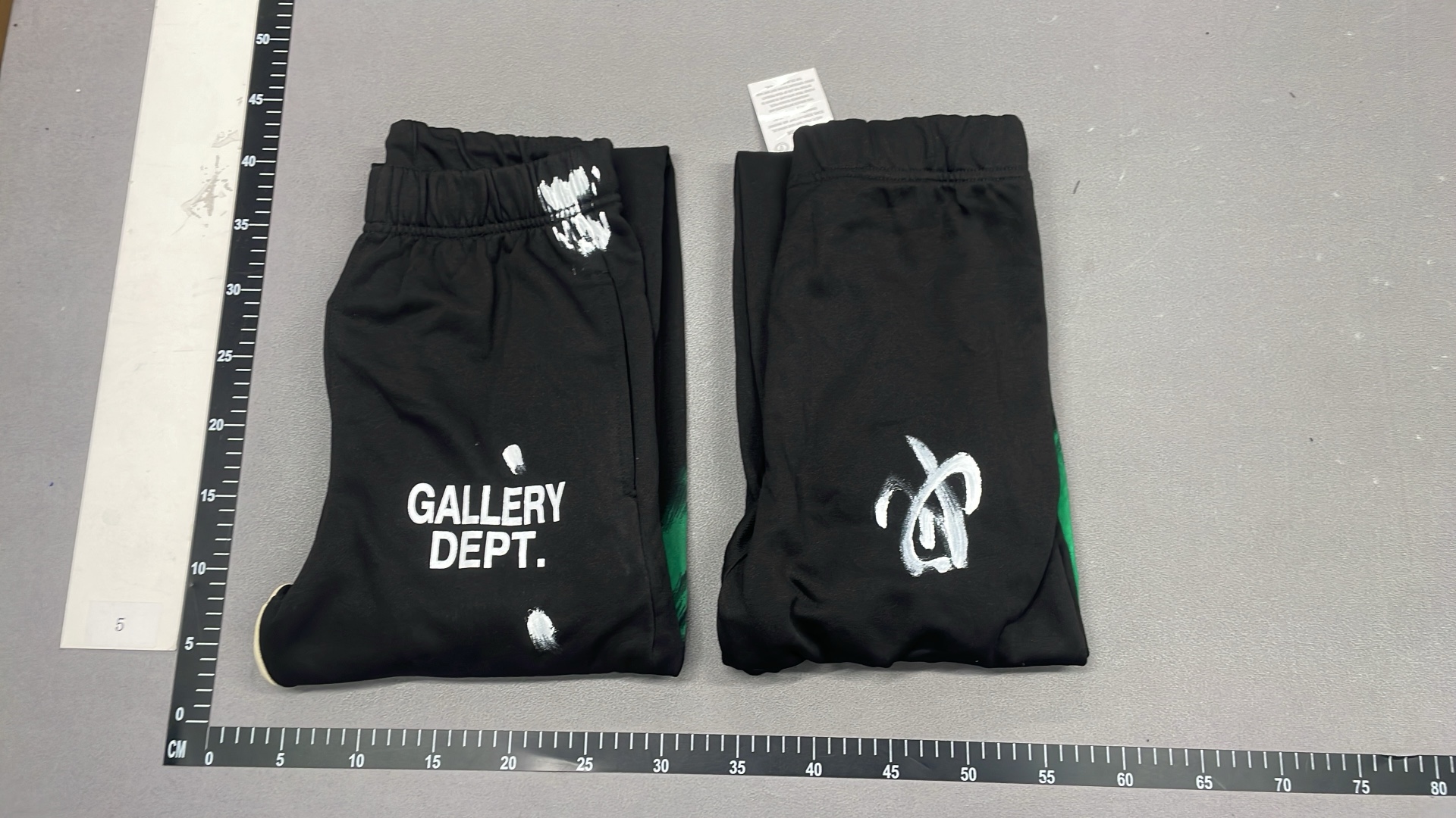 Gallery Dept Paint Splatter Joggers for Men - Gray, Black, Orange