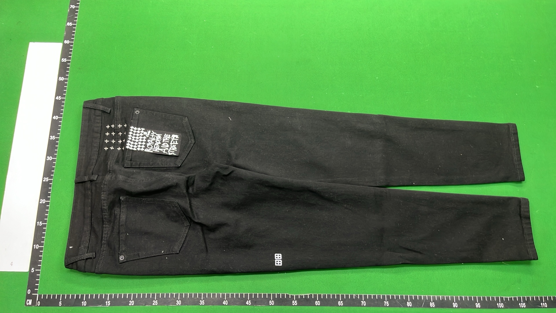 Men's Fashion Distressed Jeans with Rips and Patches