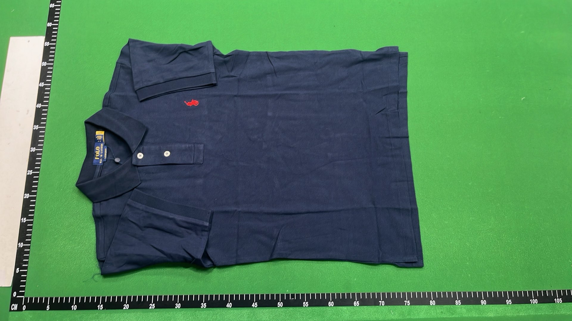 Pink Polo Shirt with Blue Logo