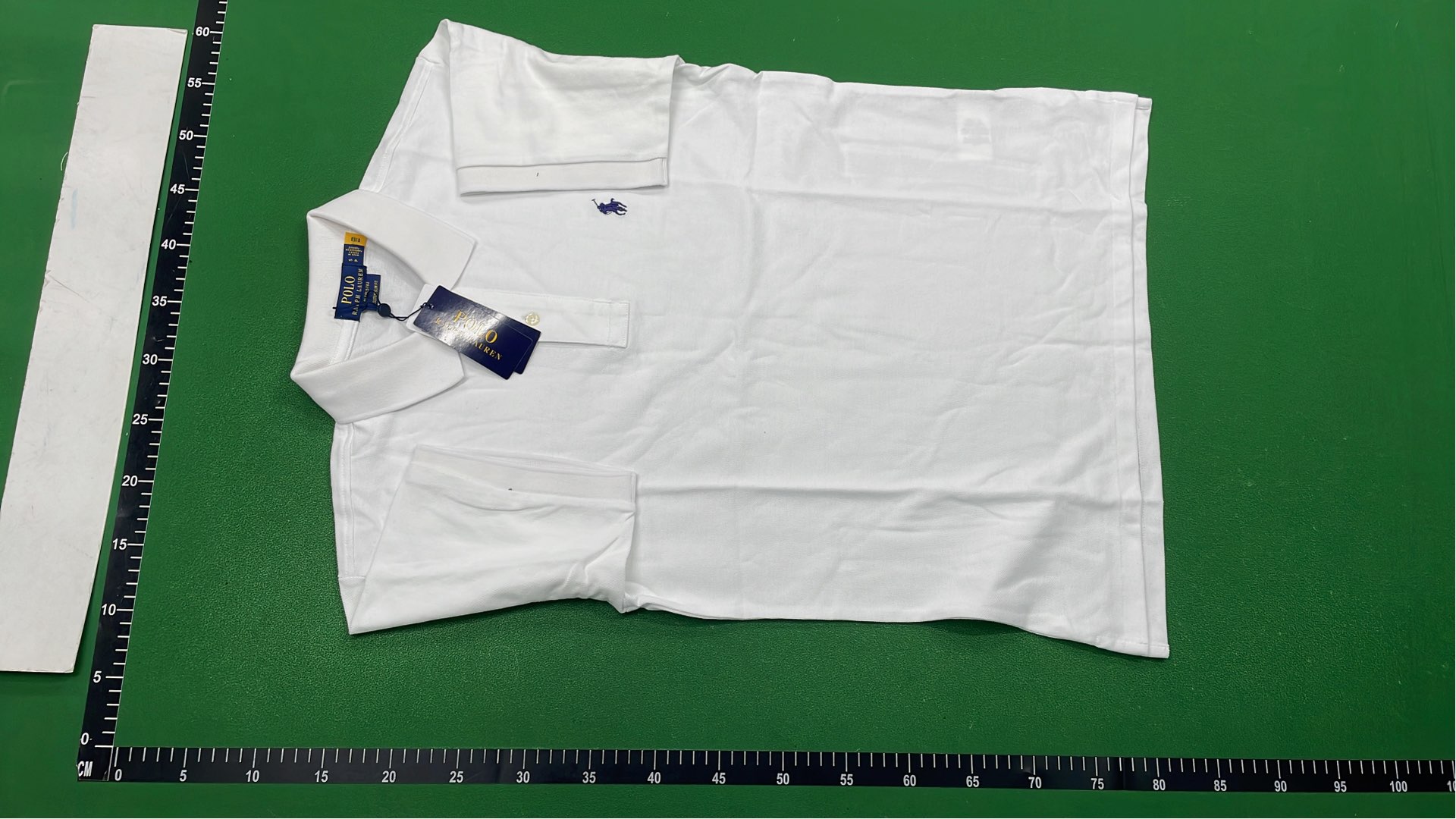 Pink Polo Shirt with Blue Logo