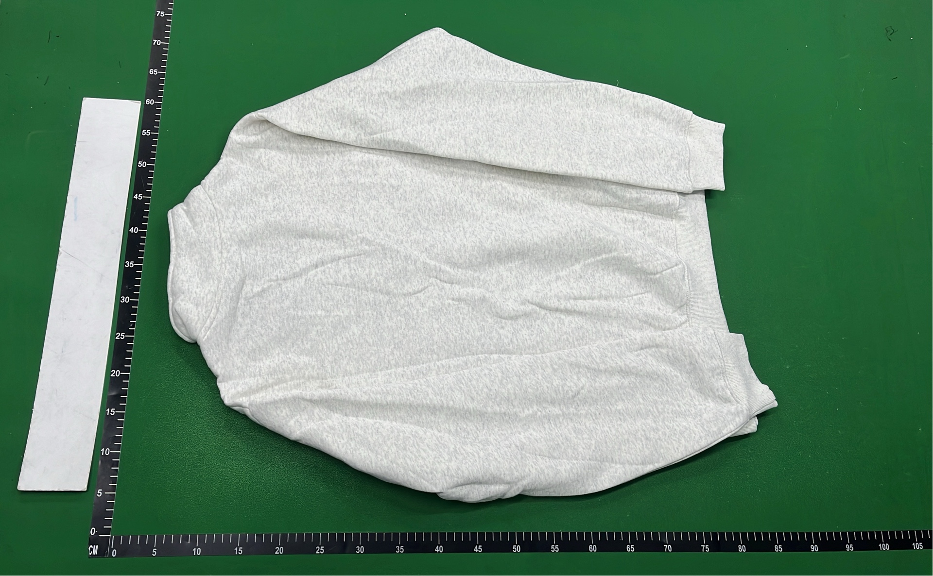 Men's Black Half-Zip Sweatshirt with Logo Patch