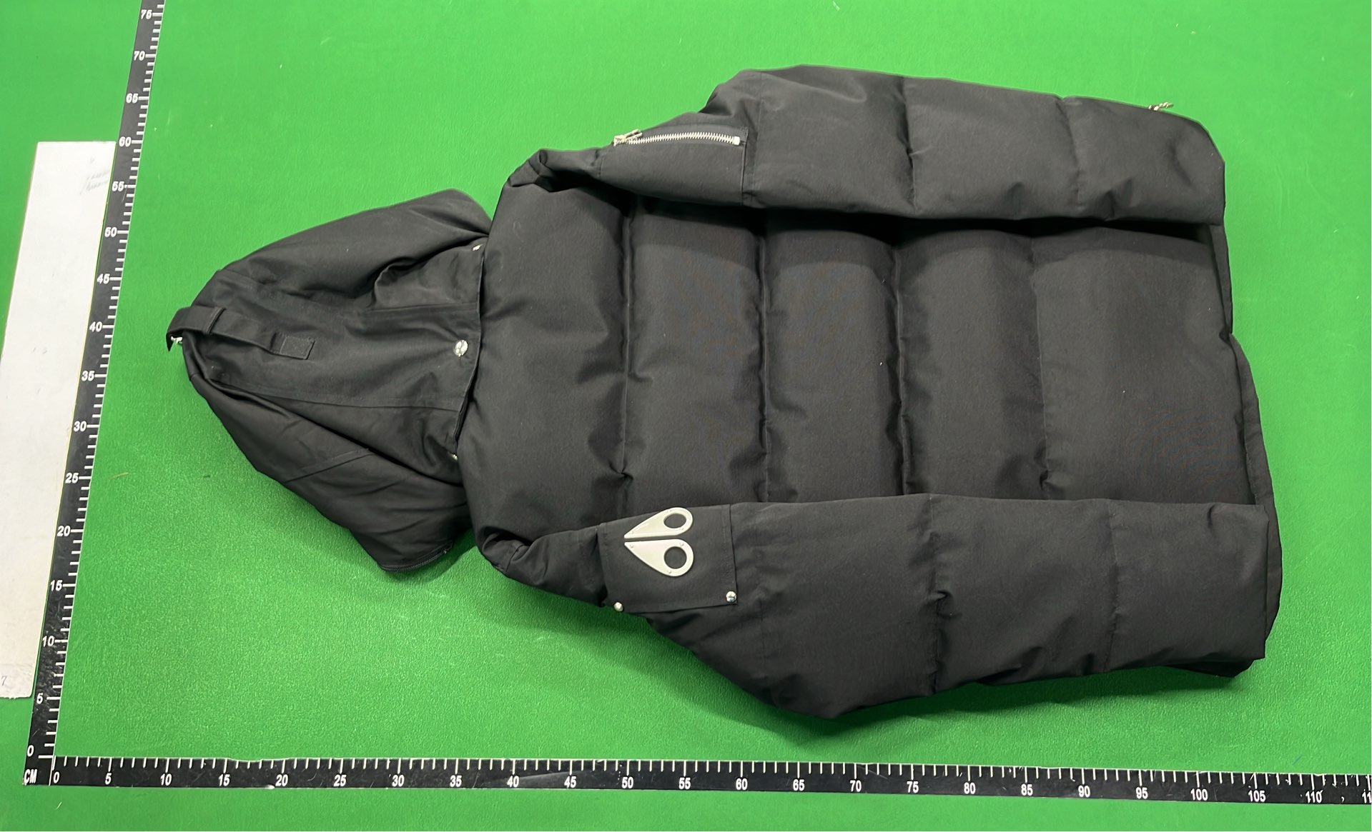 Moncler Women's Black Puffer Jacket with Fur Hood