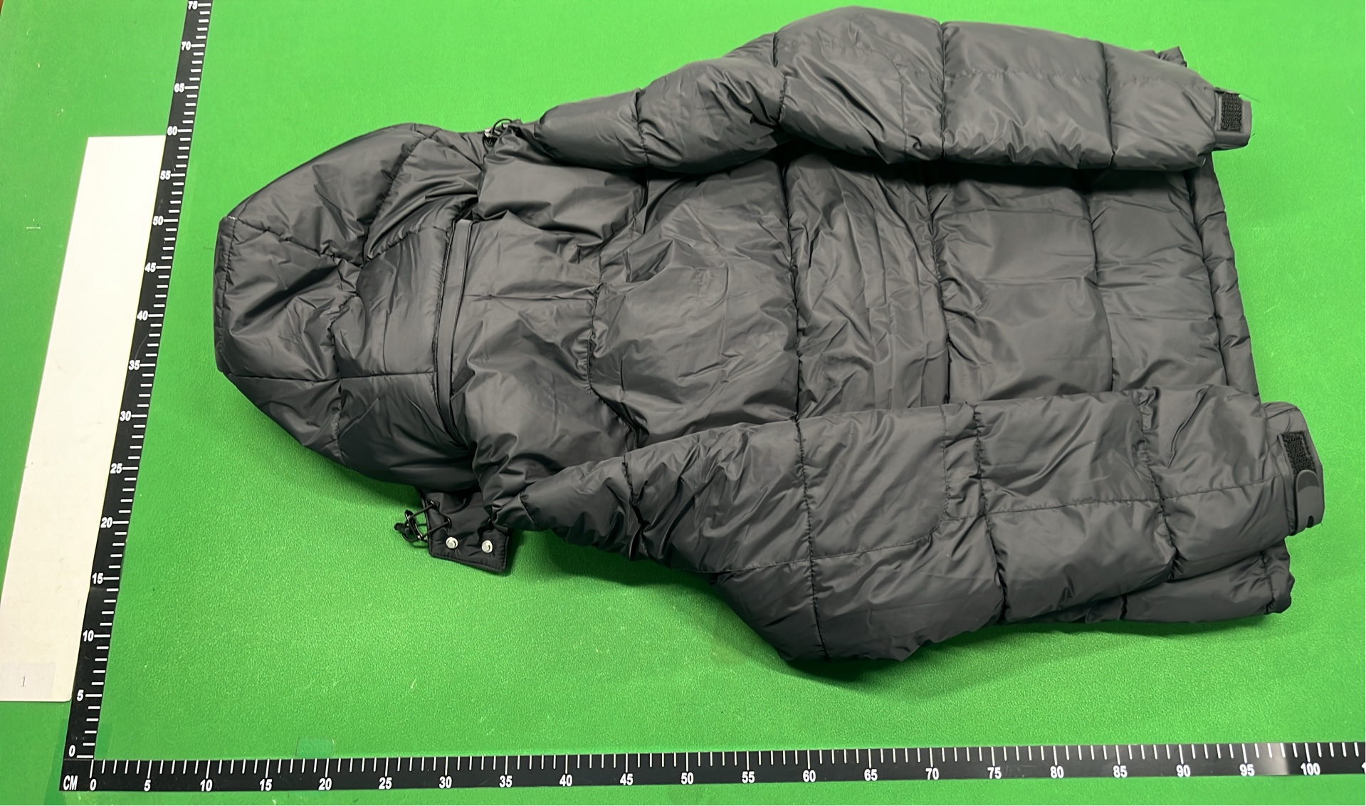 Recycled Down Jacket with Red Pony Logo