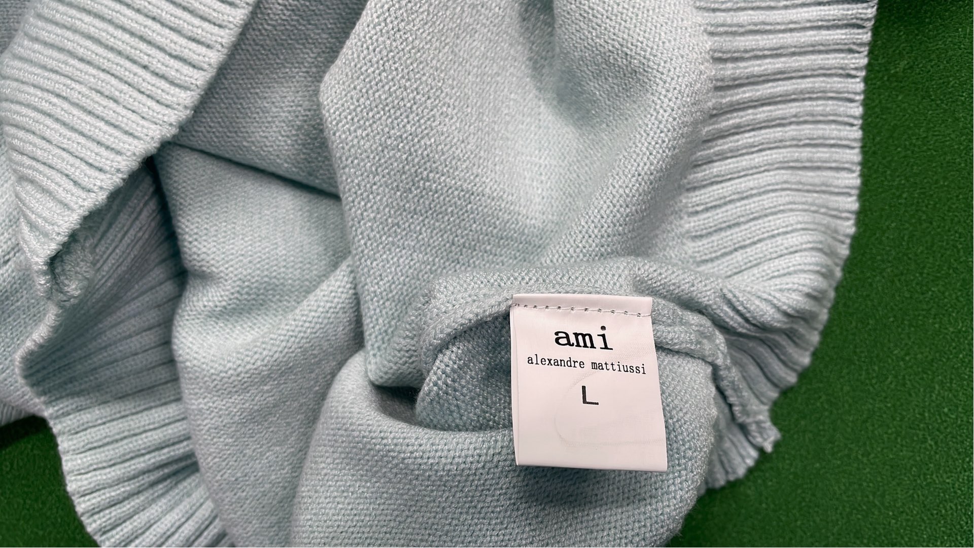 Ami Paris Heart Logo Knit Sweater - Multiple Colors
