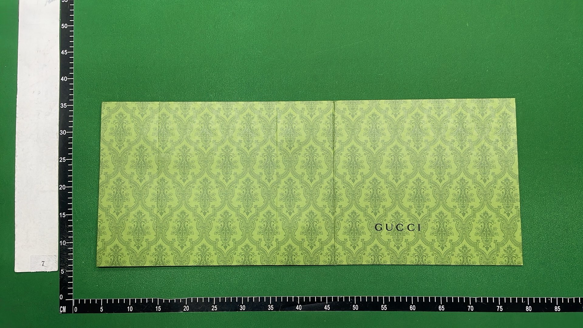 Green Patterned Fabric Material for Home Decor