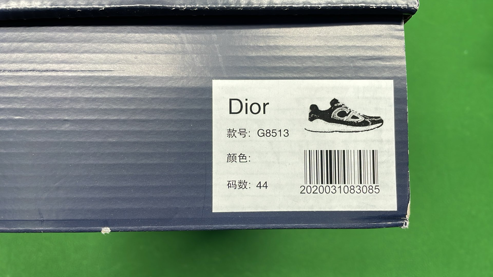 Dior B23 High-Top Sneakers Black White