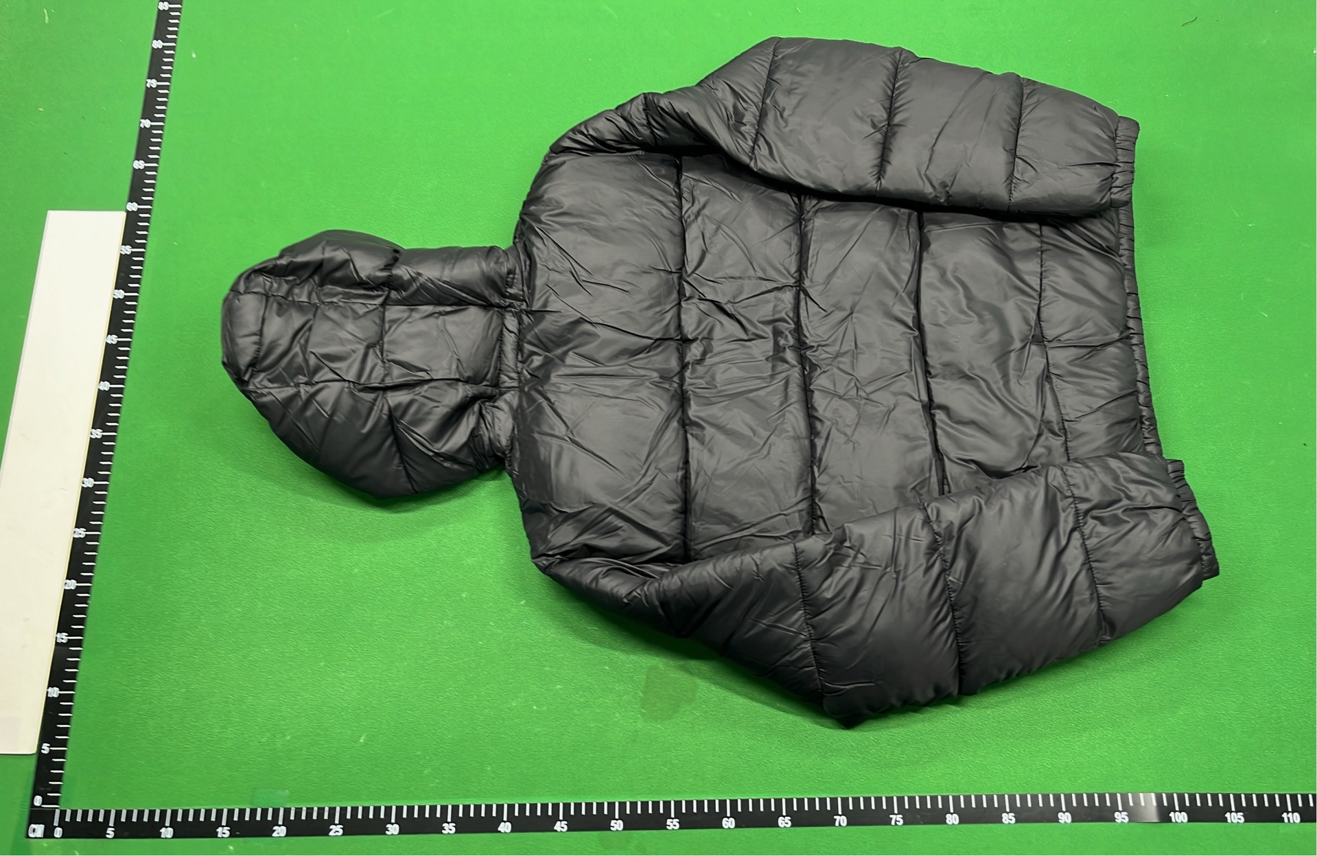 Men's Olive Green Puffer Jacket with Hood