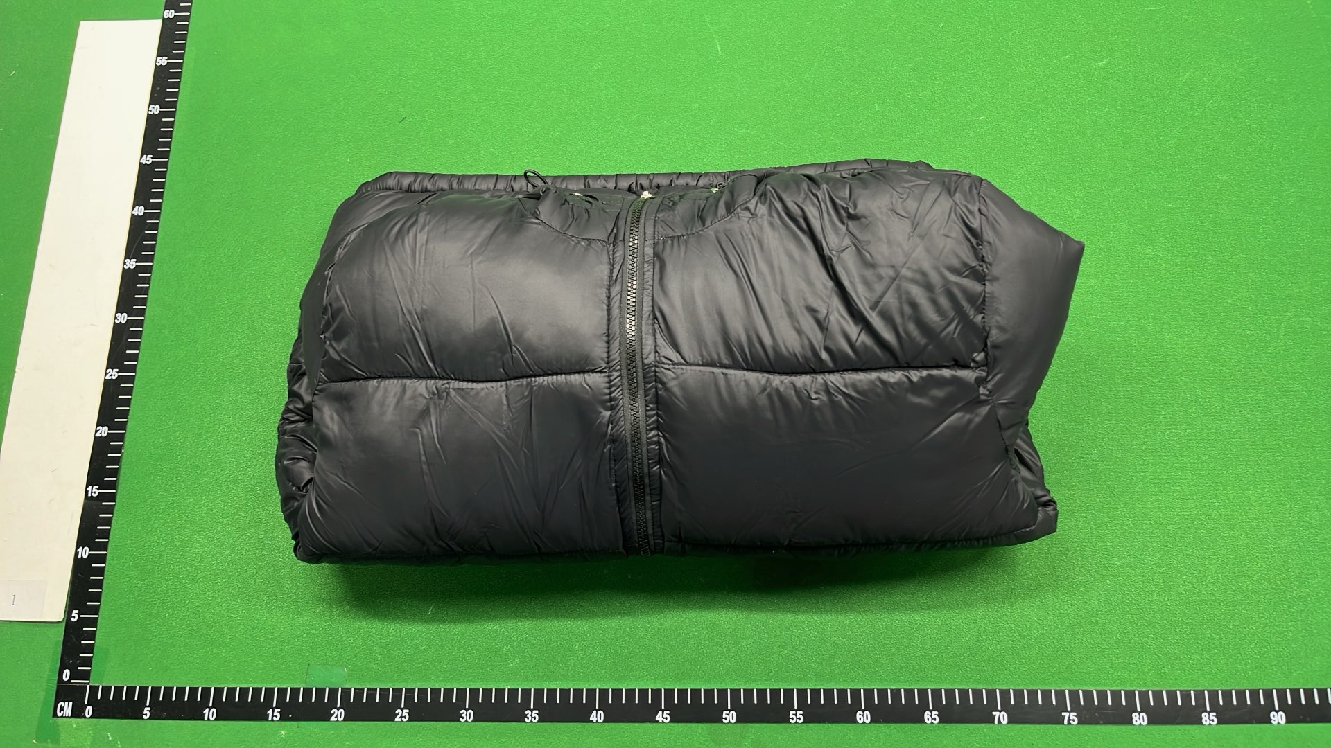 Men's Olive Green Puffer Jacket with Hood
