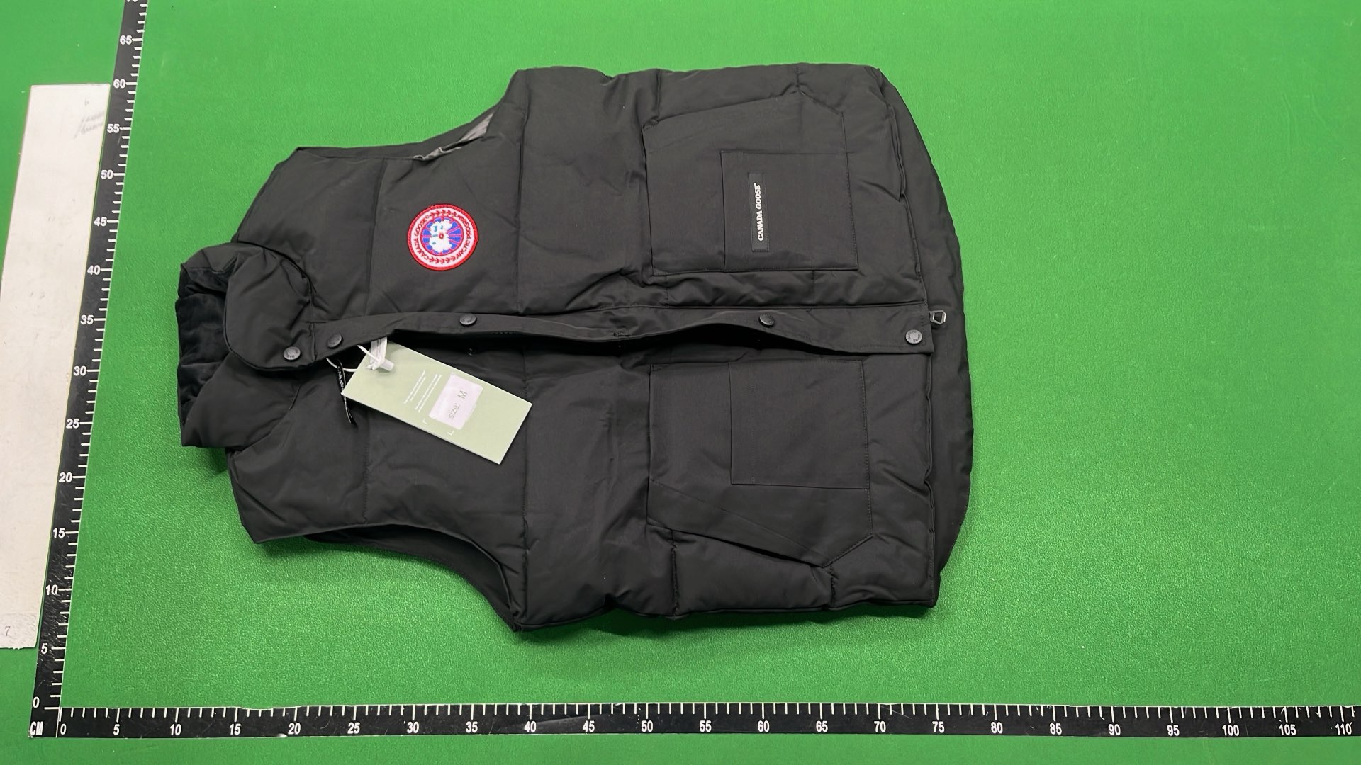 Canada Goose Black Down Jacket with Fur Hood