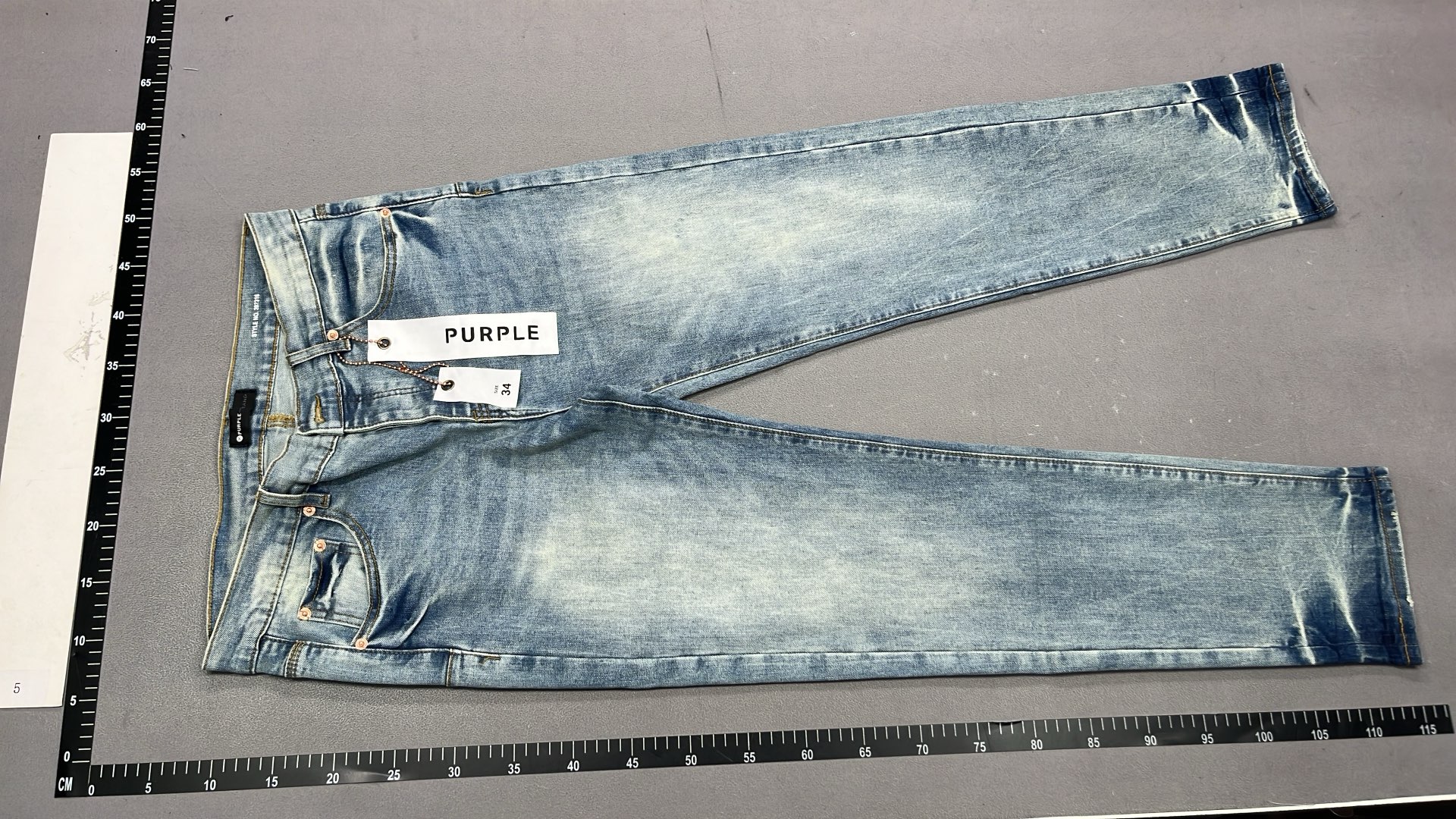 Light Wash Distressed Straight Leg Jeans for Women