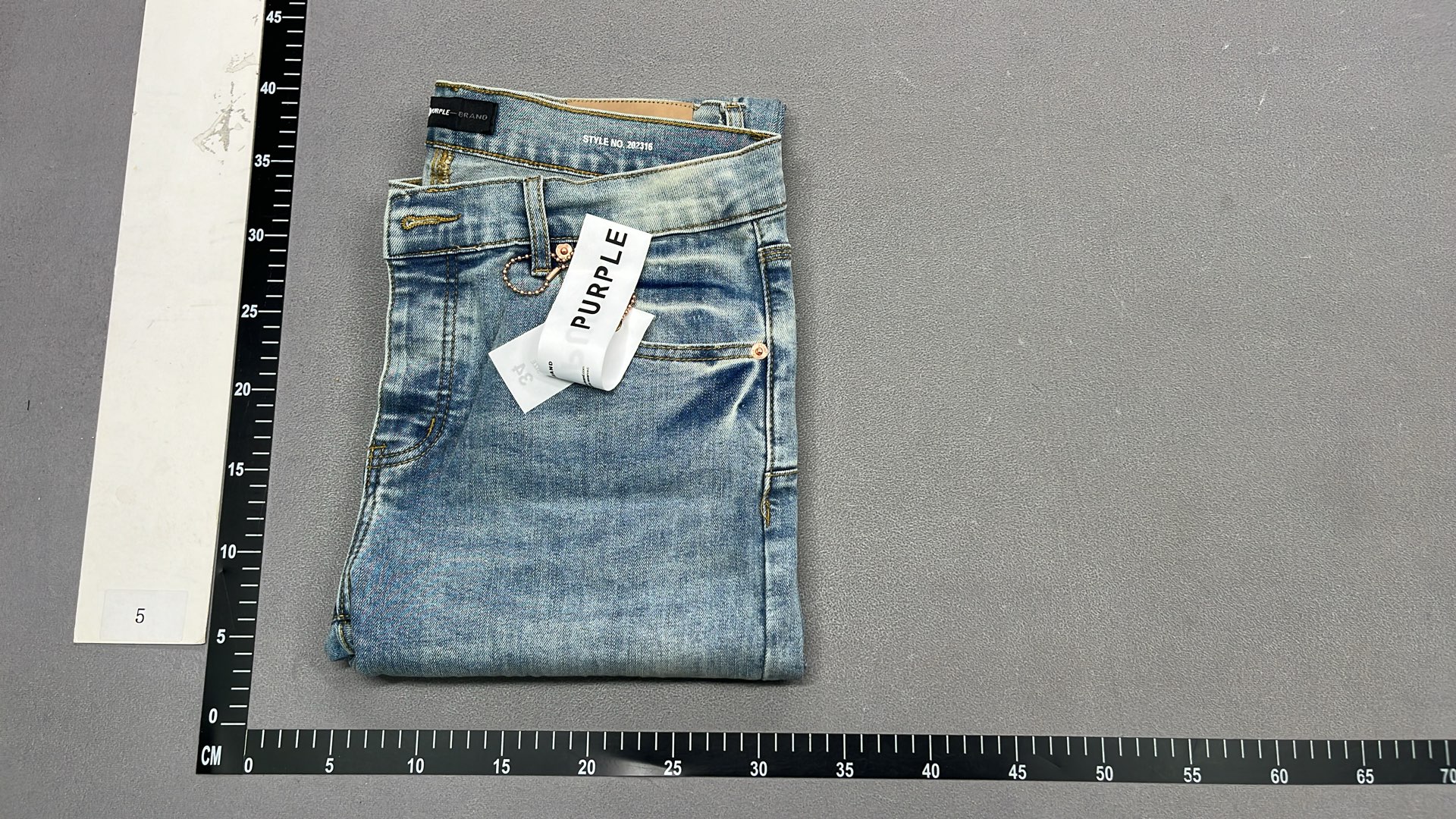 Light Wash Distressed Straight Leg Jeans for Women