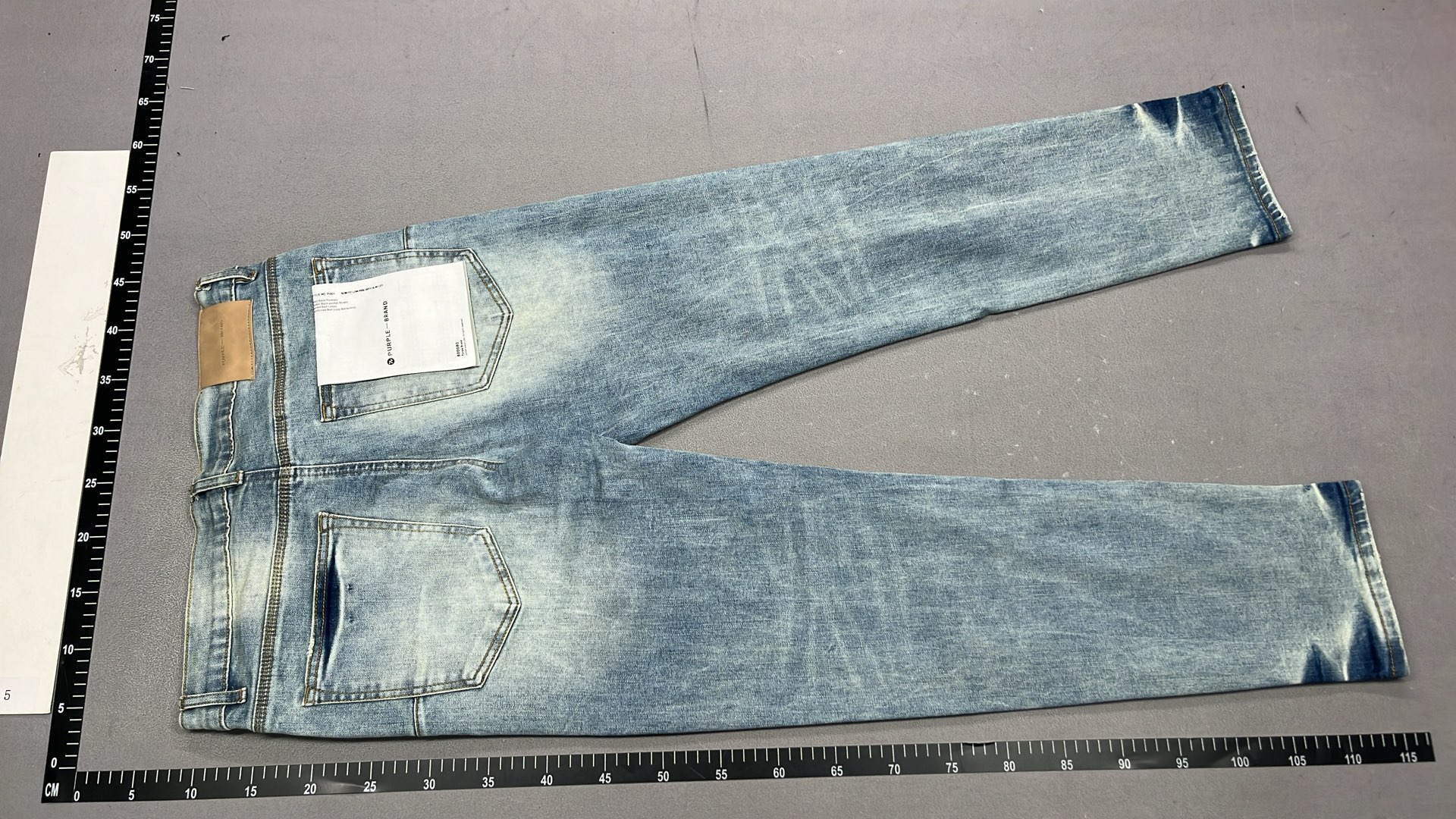 Light Wash Distressed Straight Leg Jeans for Women