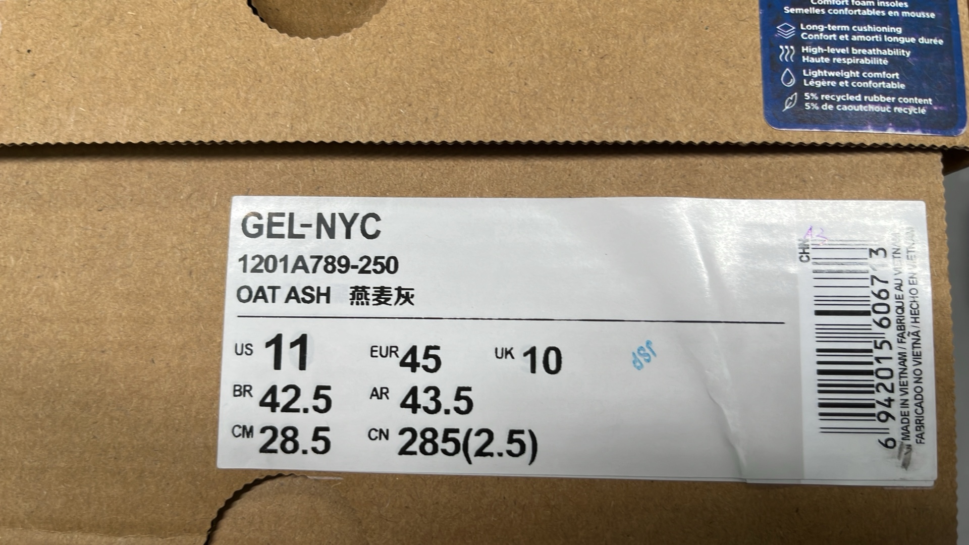 1:1 Batch Asics GEL-NYCshoes  in the Best OopBuy Spreadsheet QC photos