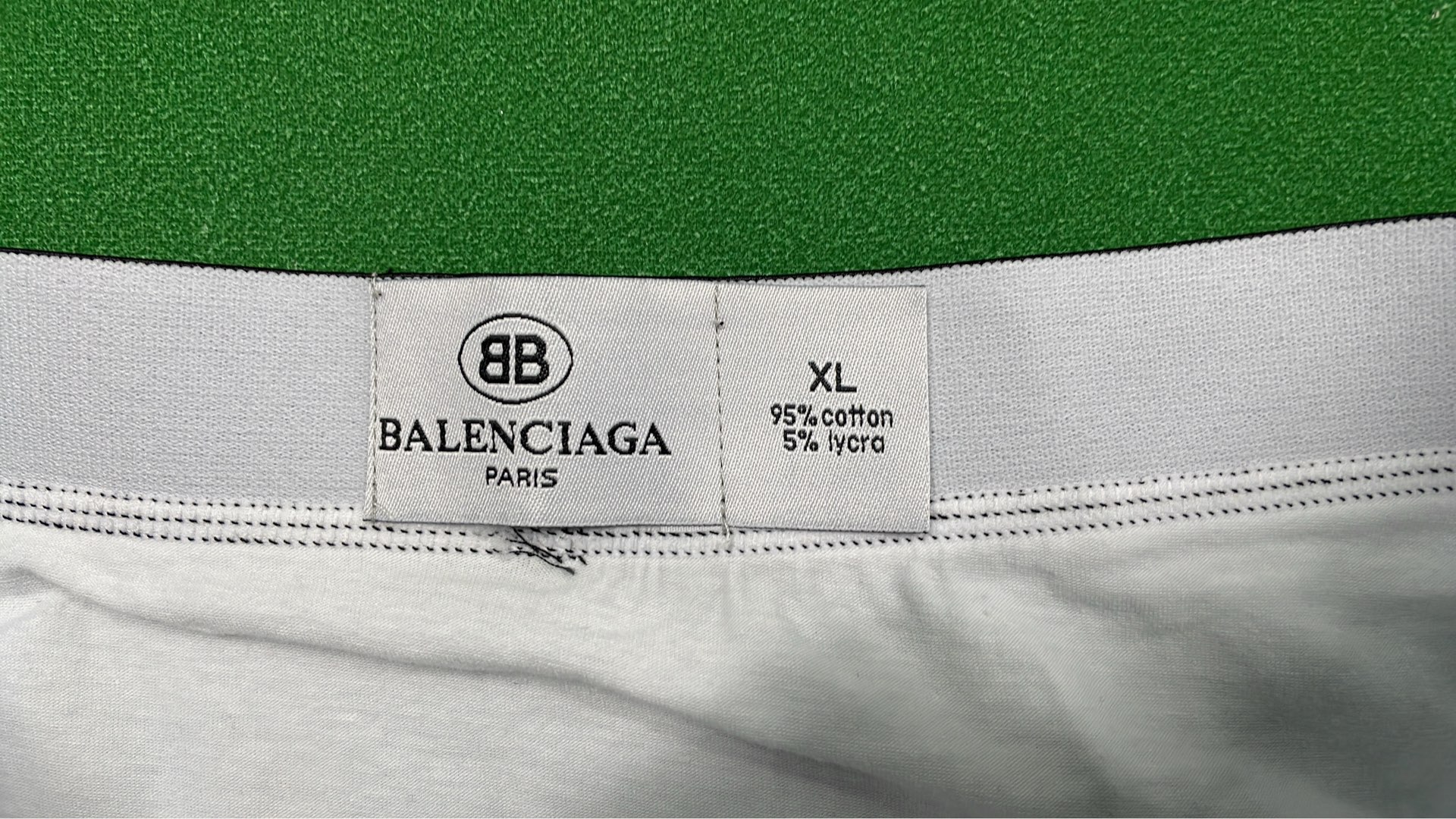 Balenciaga Men's Logo Underwear Boxer Briefs
