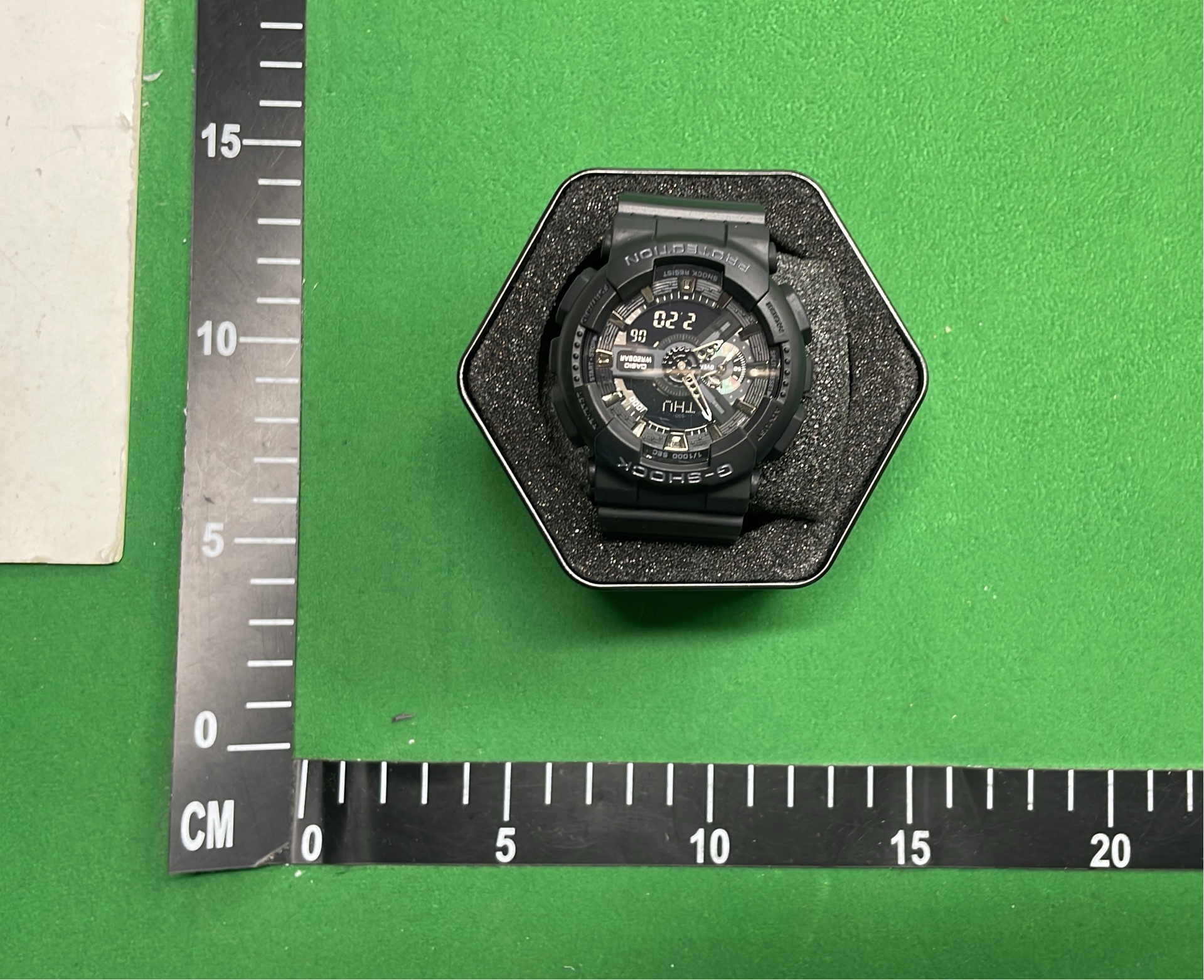 G-SHOCK LED Watch with Light-Up Display, Waterproof & Rotating Second Hand